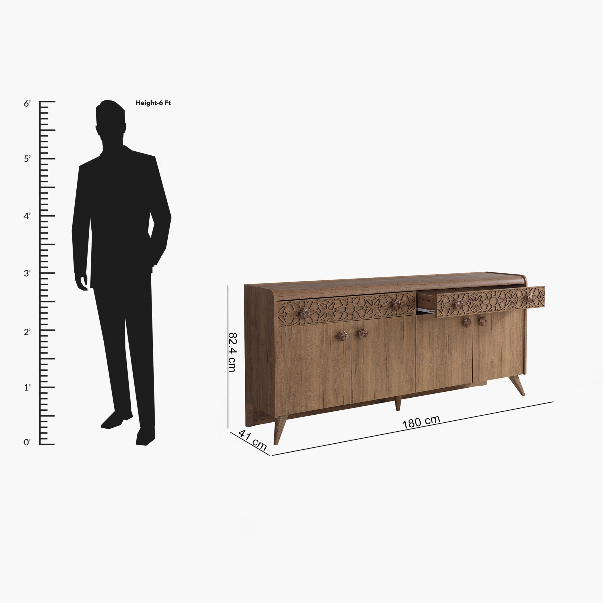 وحدة تخزين بـ4 أبواب ودرجين من بلومينغديل-hbxfurniture-diningroom-buffetsandsideboards-image-8