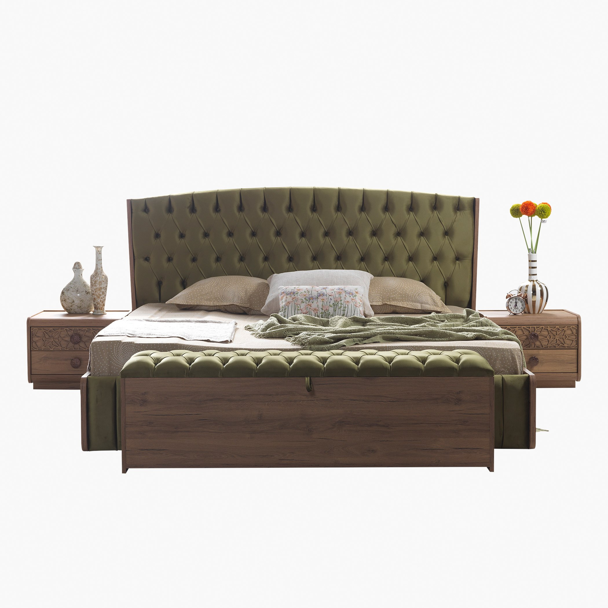طقم غرفة نوم سوبر كينج 6 قطع من بلوومينجدال - 200x200 سم-hbxbedroom-bedsandbedsets-bedroomsets-superking-image-2