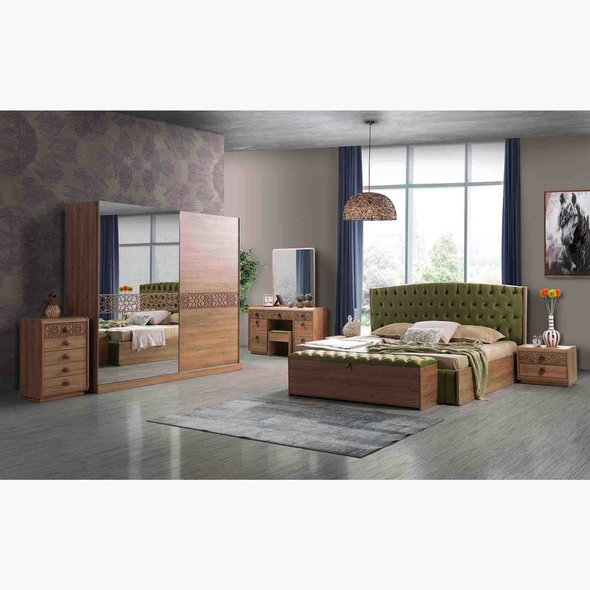 خزانة ملابس بباب انزلاقي ومرآة من بلومنجديل-hbxfurniture-wardrobes-image-4