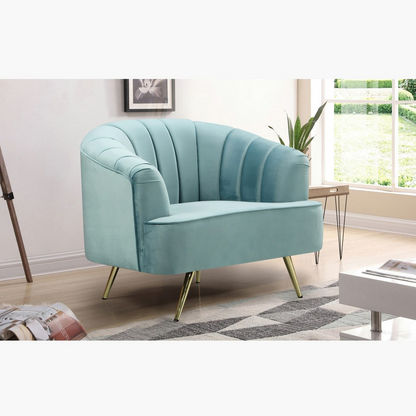 Melrose 1-Seater Velvet Sofa