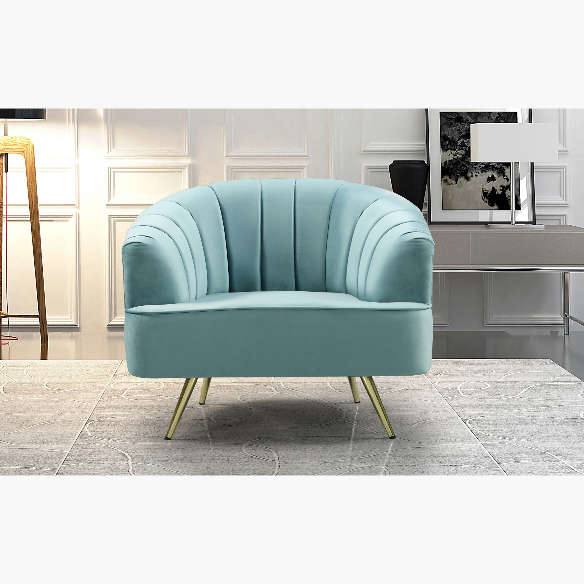 كنبة مخمليّة مقعد واحد من ميلروز-hbxlivingroom-sofasandarmchairs-sofas-image-2
