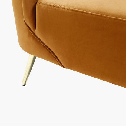 Flora 3-Seater Velvet Sofa with 2 Cushions-Sofas-image-6