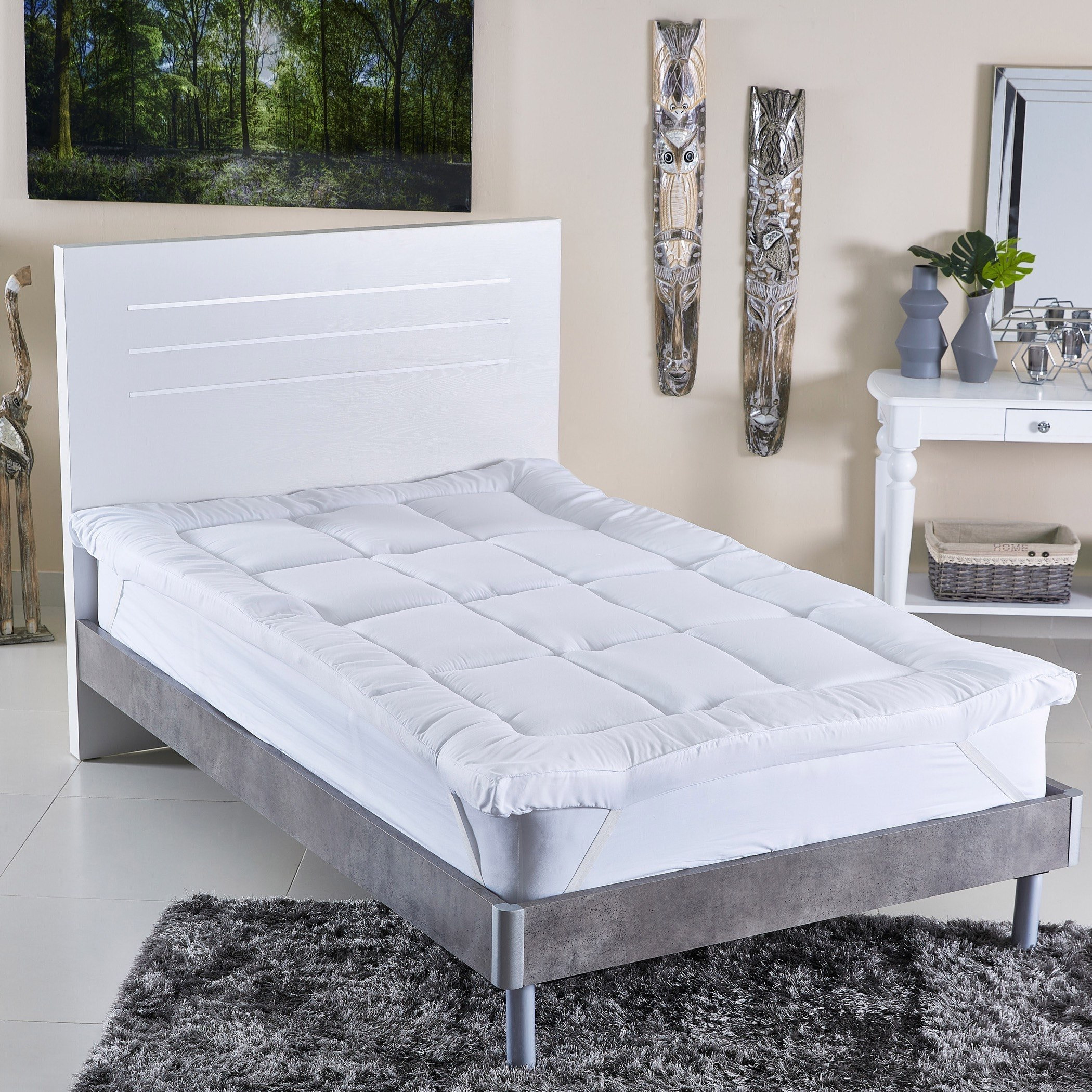Hilton Twin Mattress Topper - 120x200 cm-hbxhomeware-hbxdecorandfurnishings-image-4