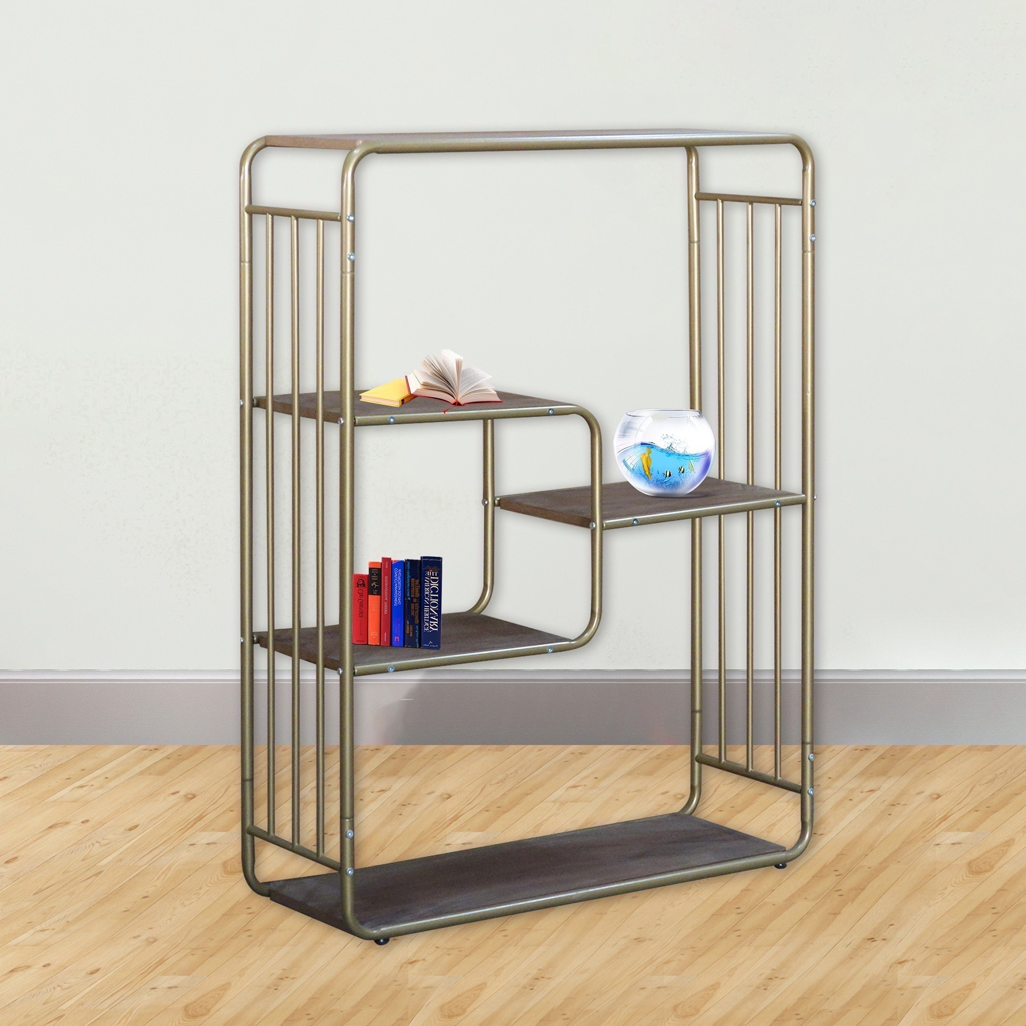 Silvana 5-Shelf Bookcase-hbxfurniture-office-bookcases-image-1
