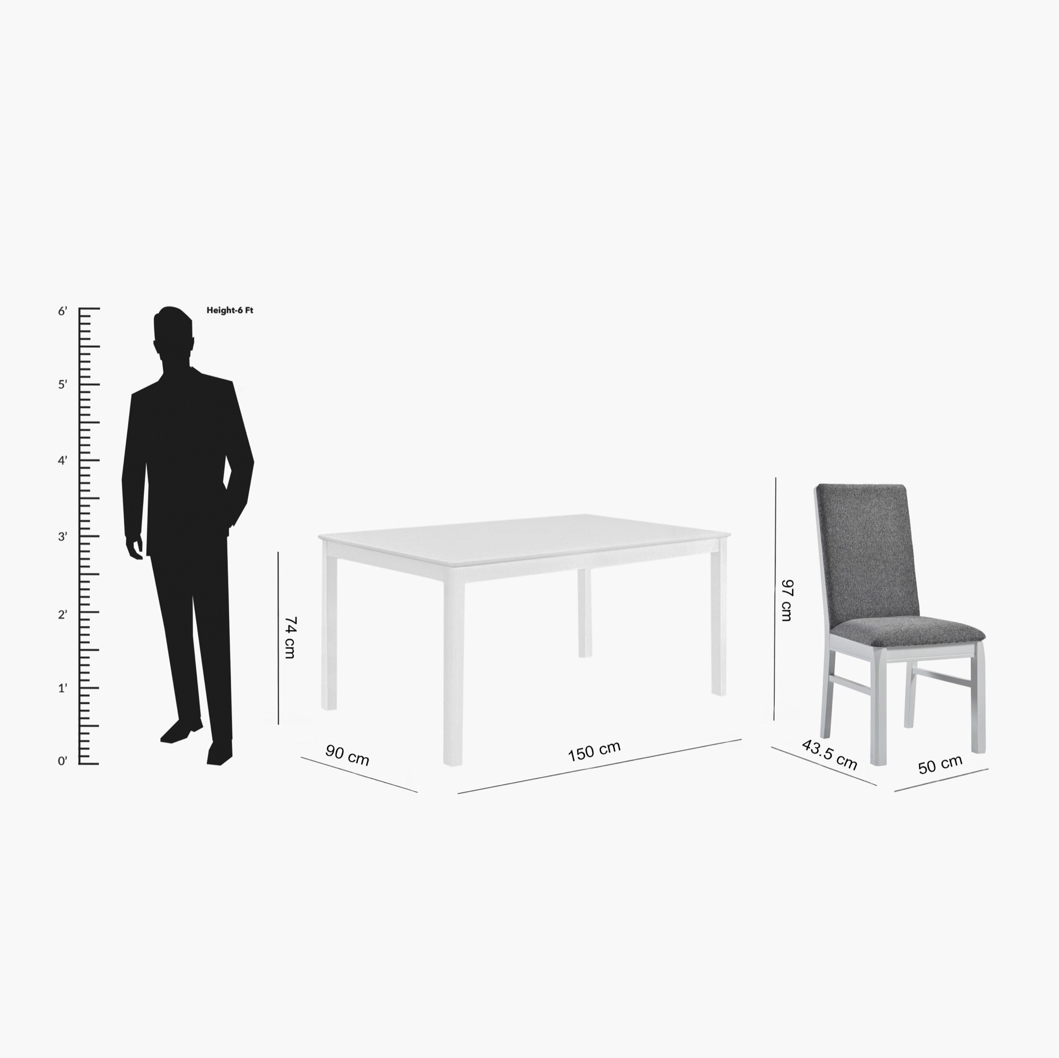 طقم سفرة 6 مقاعد ومقعد بنش من بوسطن-hbxfurniture-diningtablesandsets-diningsets-sixseater-image-7