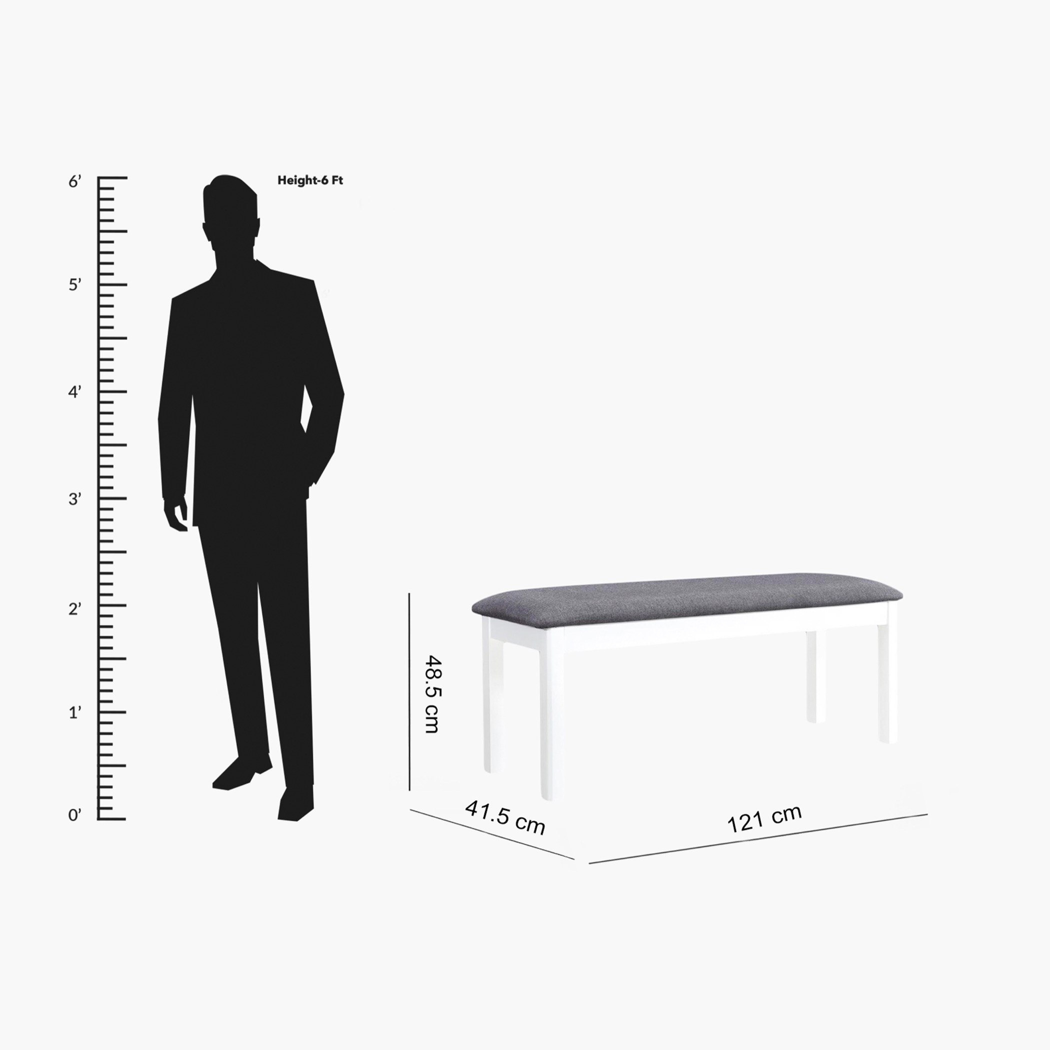 طقم سفرة 6 مقاعد ومقعد بنش من بوسطن-hbxfurniture-diningtablesandsets-diningsets-sixseater-image-8