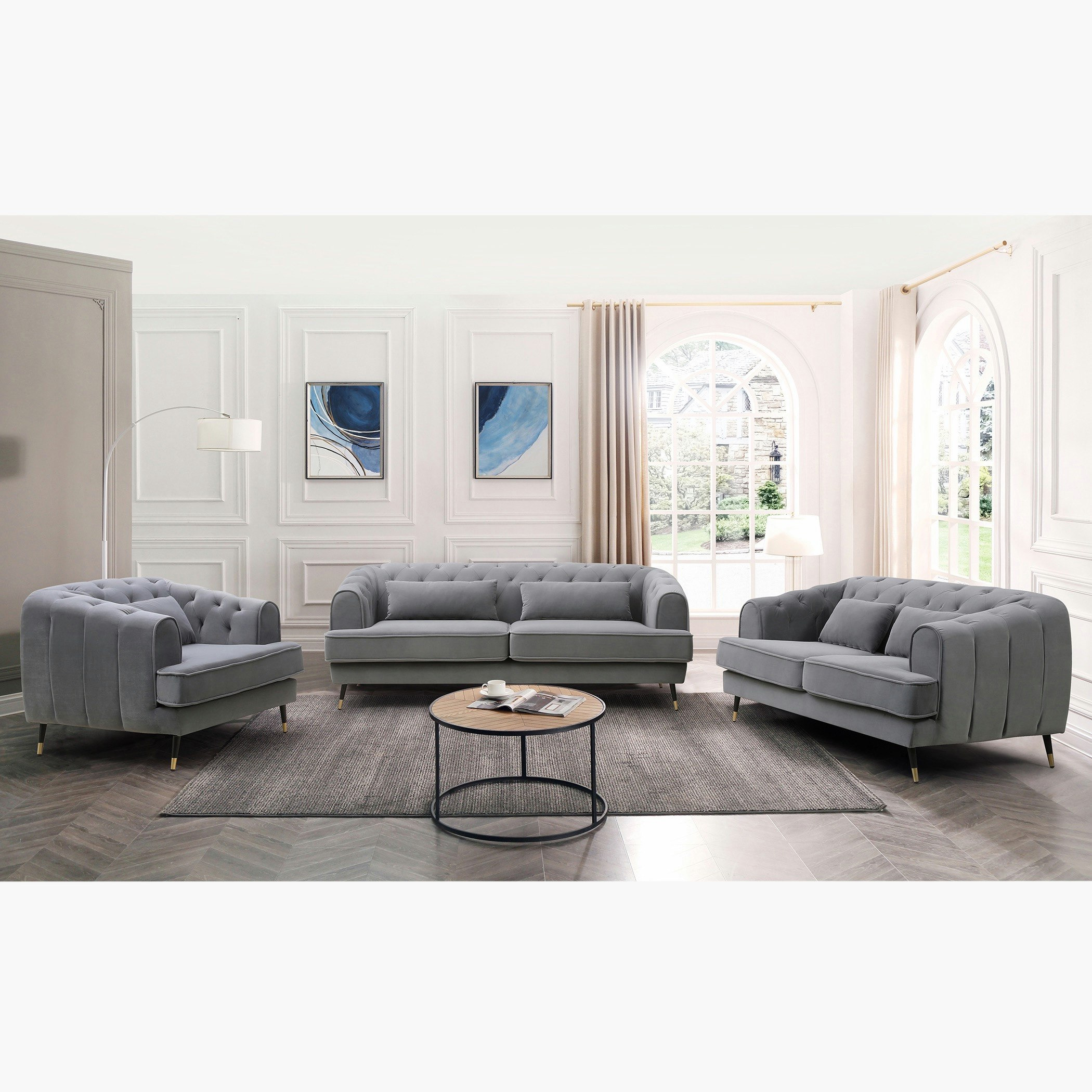 كنبة مخمليْة 3 مقاعد مع وسادتين من آليسون-hbxlivingroom-sofasandarmchairs-sofas-image-8