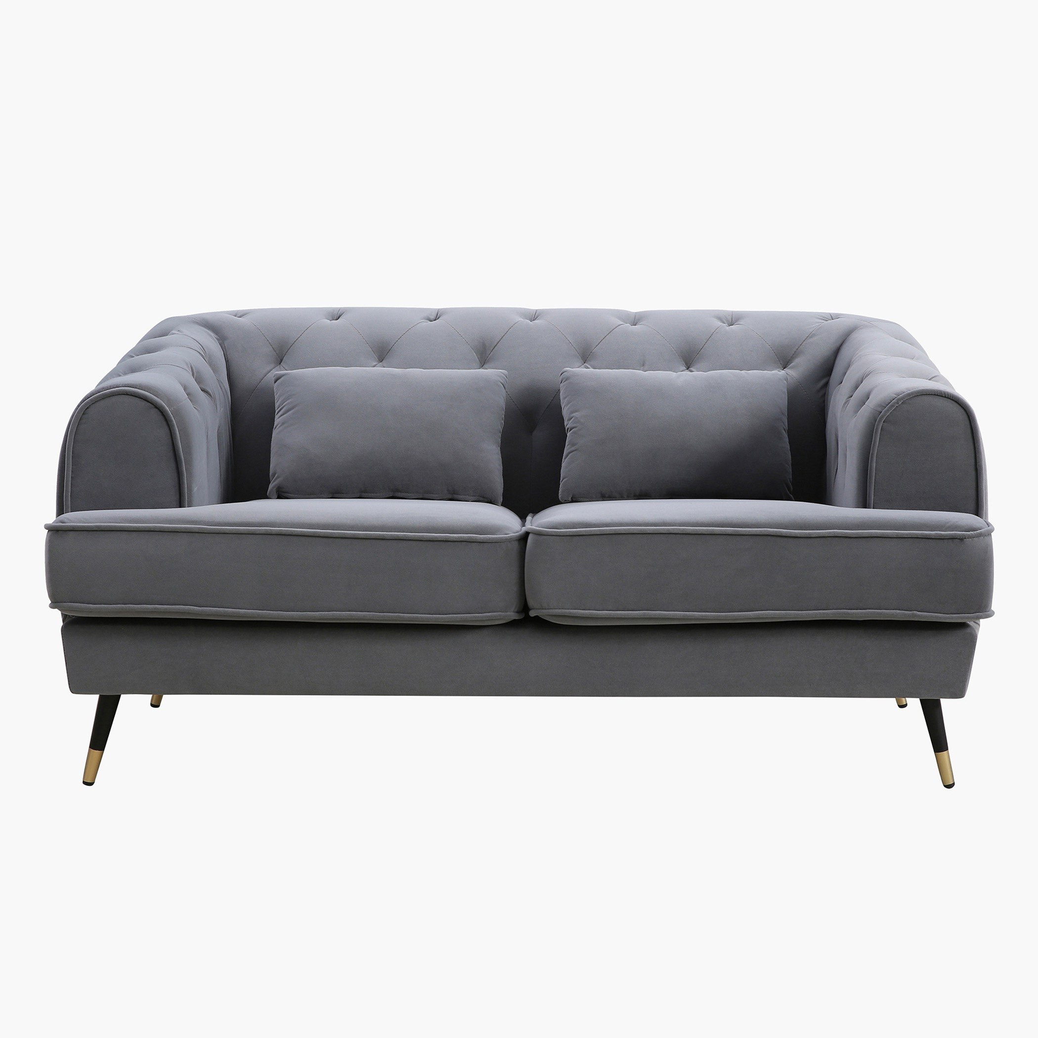 كنبة مخمليّة مقعدين مع وسادتين من آليسون-hbxlivingroom-sofasandarmchairs-sofas-image-3