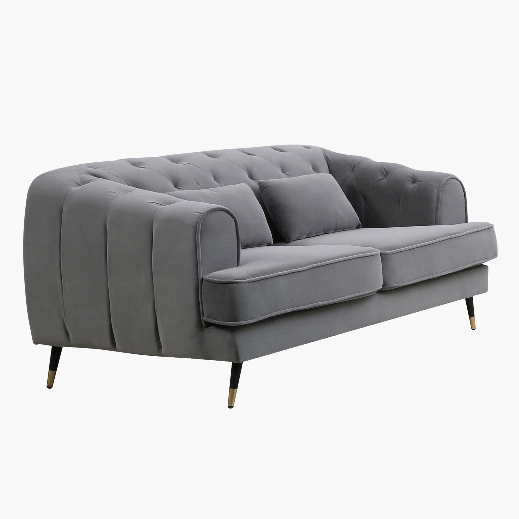 كنبة مخمليّة مقعدين مع وسادتين من آليسون-hbxlivingroom-sofasandarmchairs-sofas-image-4