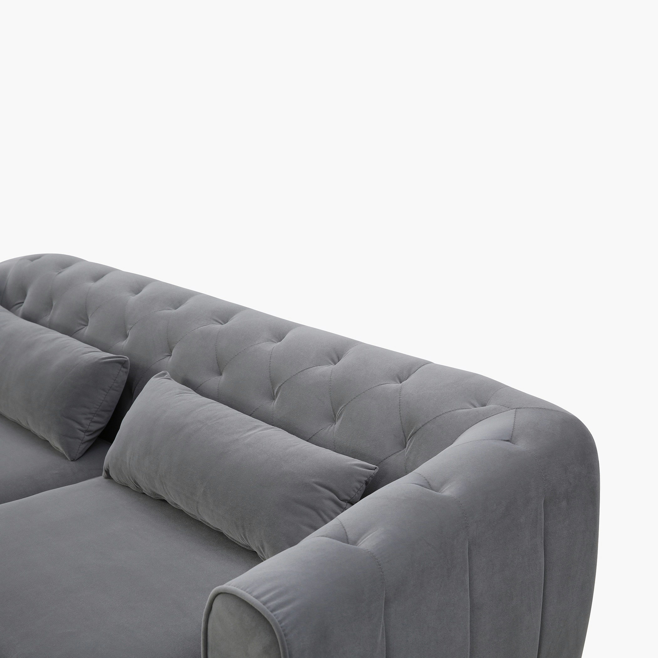 كنبة مخمليّة مقعدين مع وسادتين من آليسون-hbxlivingroom-sofasandarmchairs-sofas-image-6