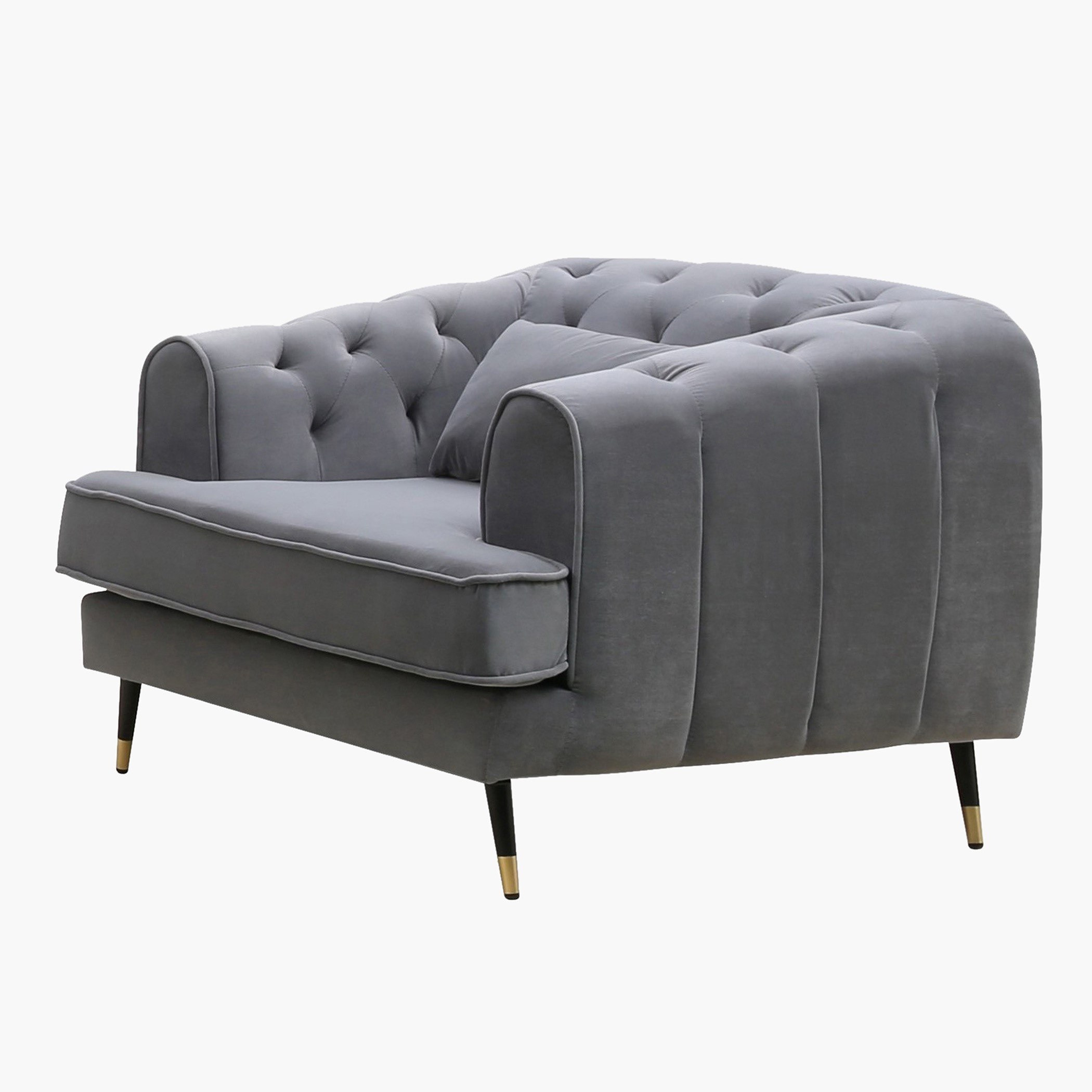 كنبة مخمليّة مقعد واحد مع وسادة من آليسون-hbxlivingroom-sofasandarmchairs-sofas-image-3