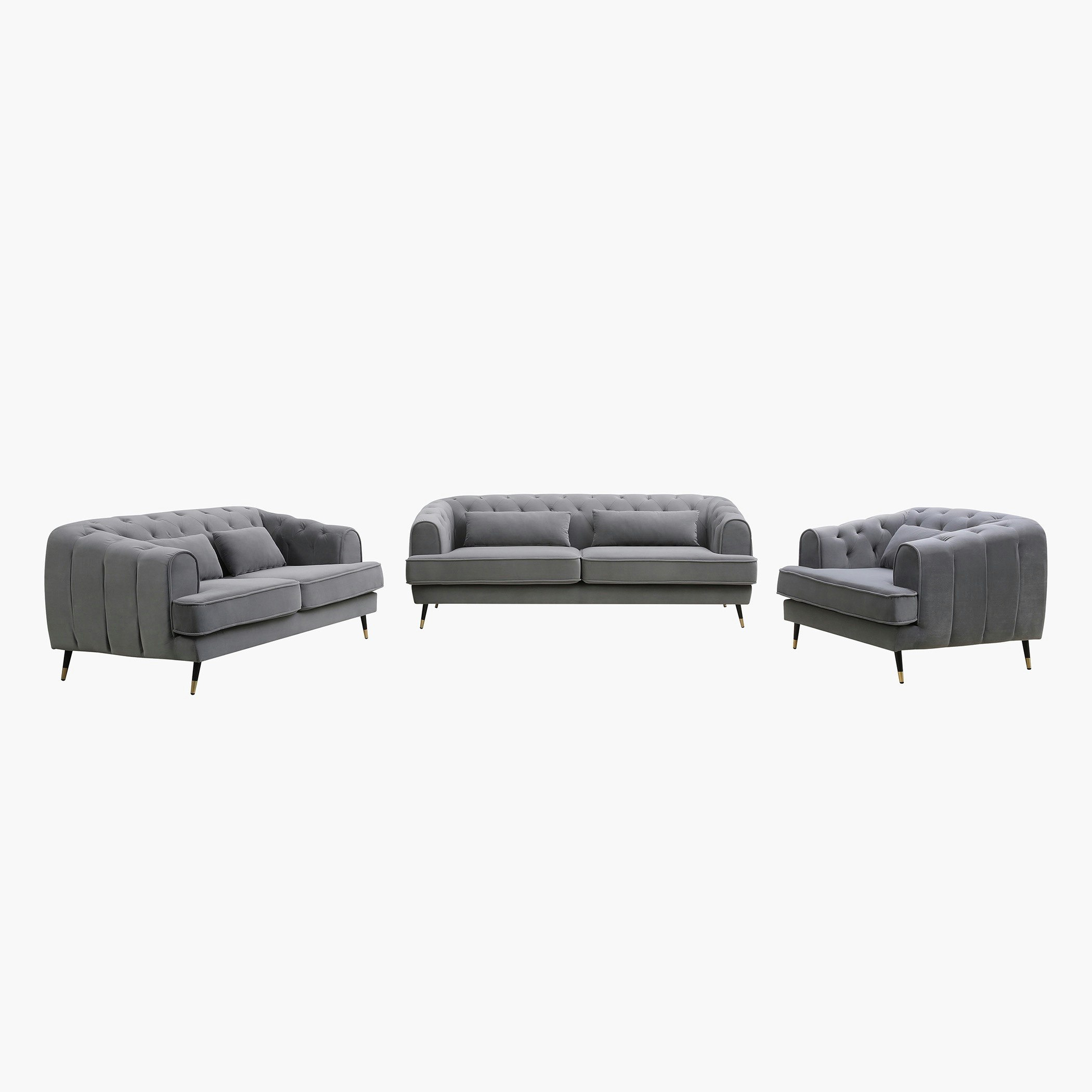كنبة مخمليّة مقعد واحد مع وسادة من آليسون-hbxlivingroom-sofasandarmchairs-sofas-image-5