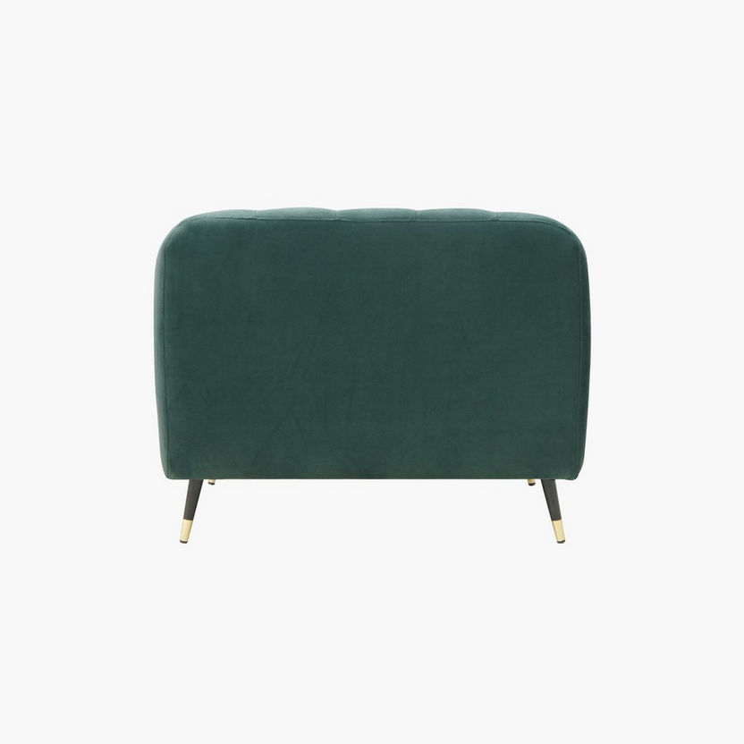 Alison 1-Seater Velvet Sofa with Cushion-Sofas-image-2