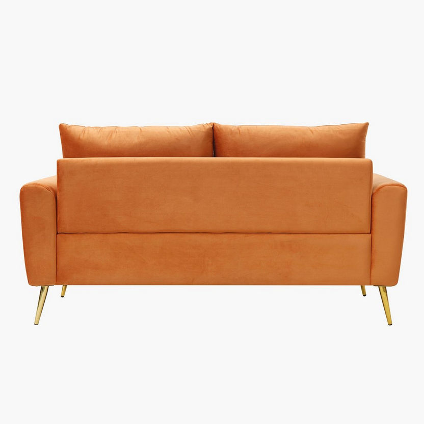 Turin 2-Seater Velvet Sofa-Sofas-image-2