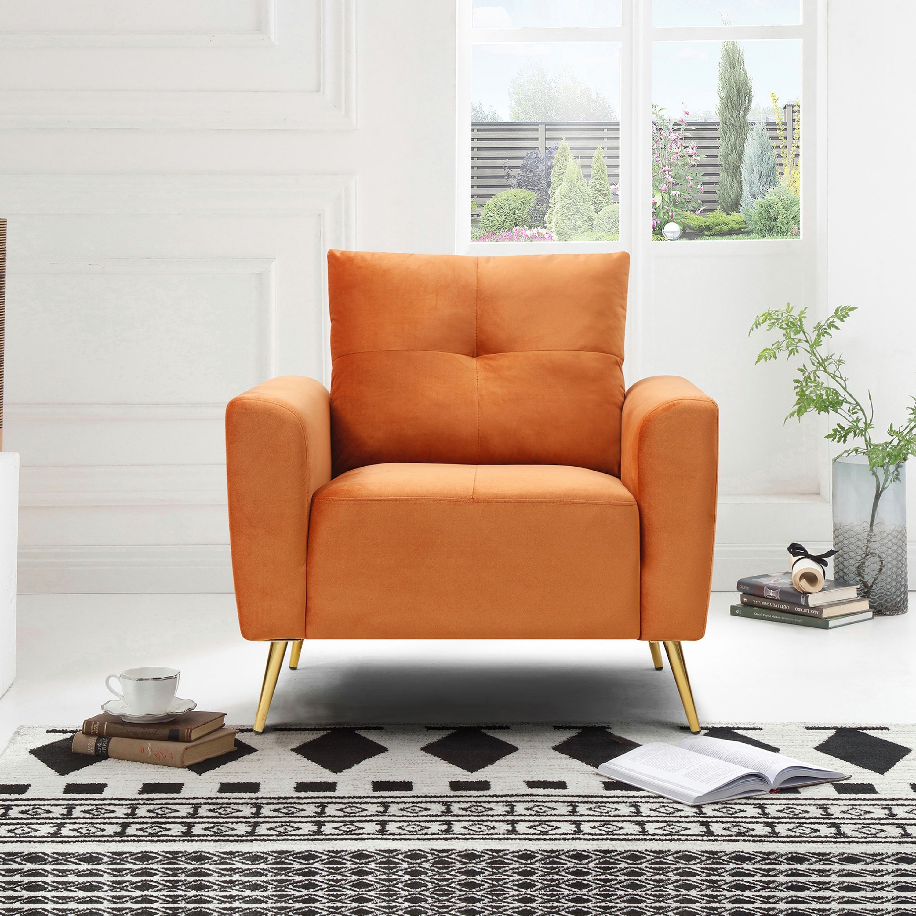 كنبة مخمليّة مقعد واحد من تورين-hbxlivingroom-sofasandarmchairs-sofas-image-1