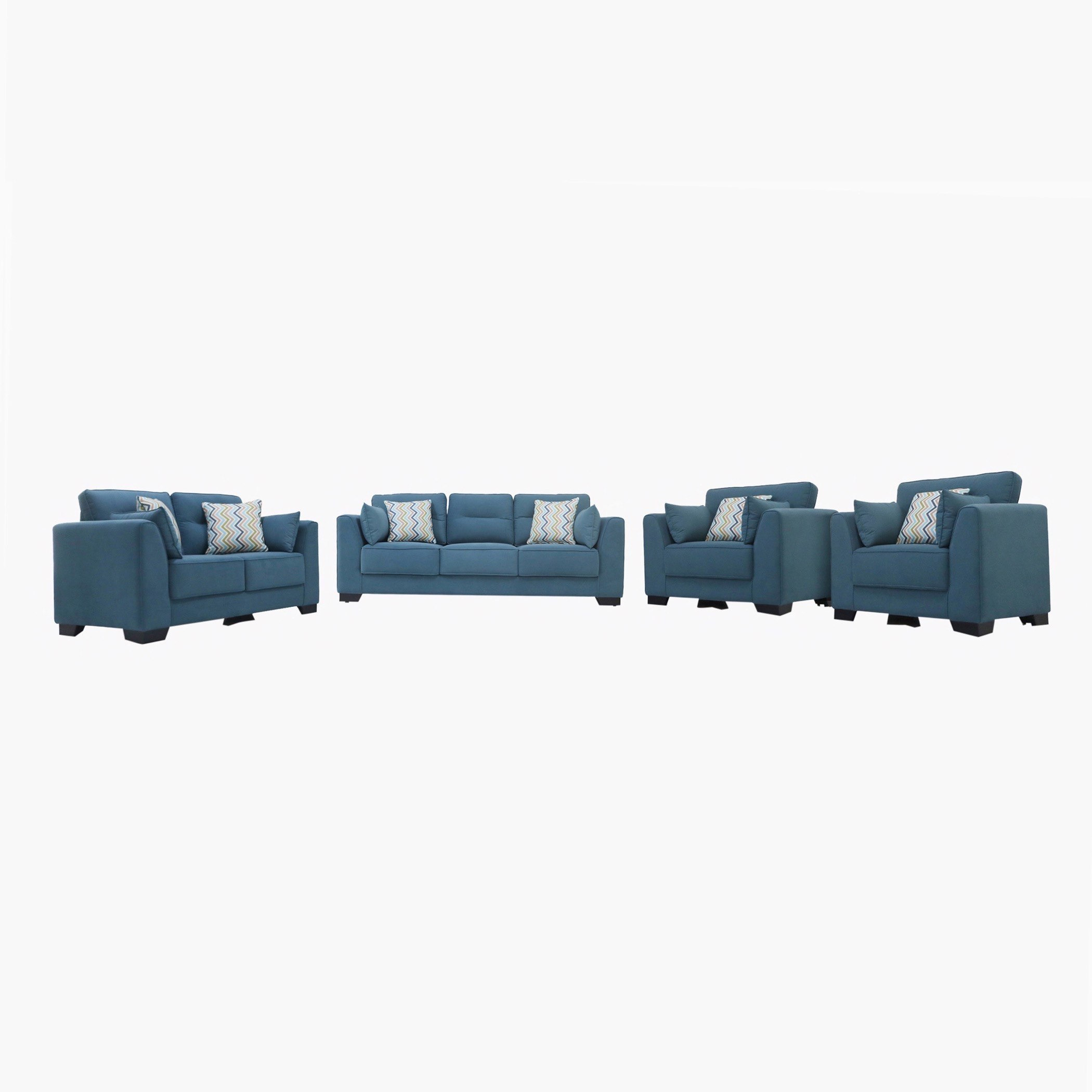 طقم كنب مخملي 3+2+1+1 مقاعد مع 6 وسائد من آلينا-hbxlivingroom-sofasandarmchairs-sofas-image-1