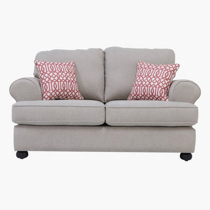 Donatella 3+2+2 Seater Fabric Sofa Set with 6 Cushions