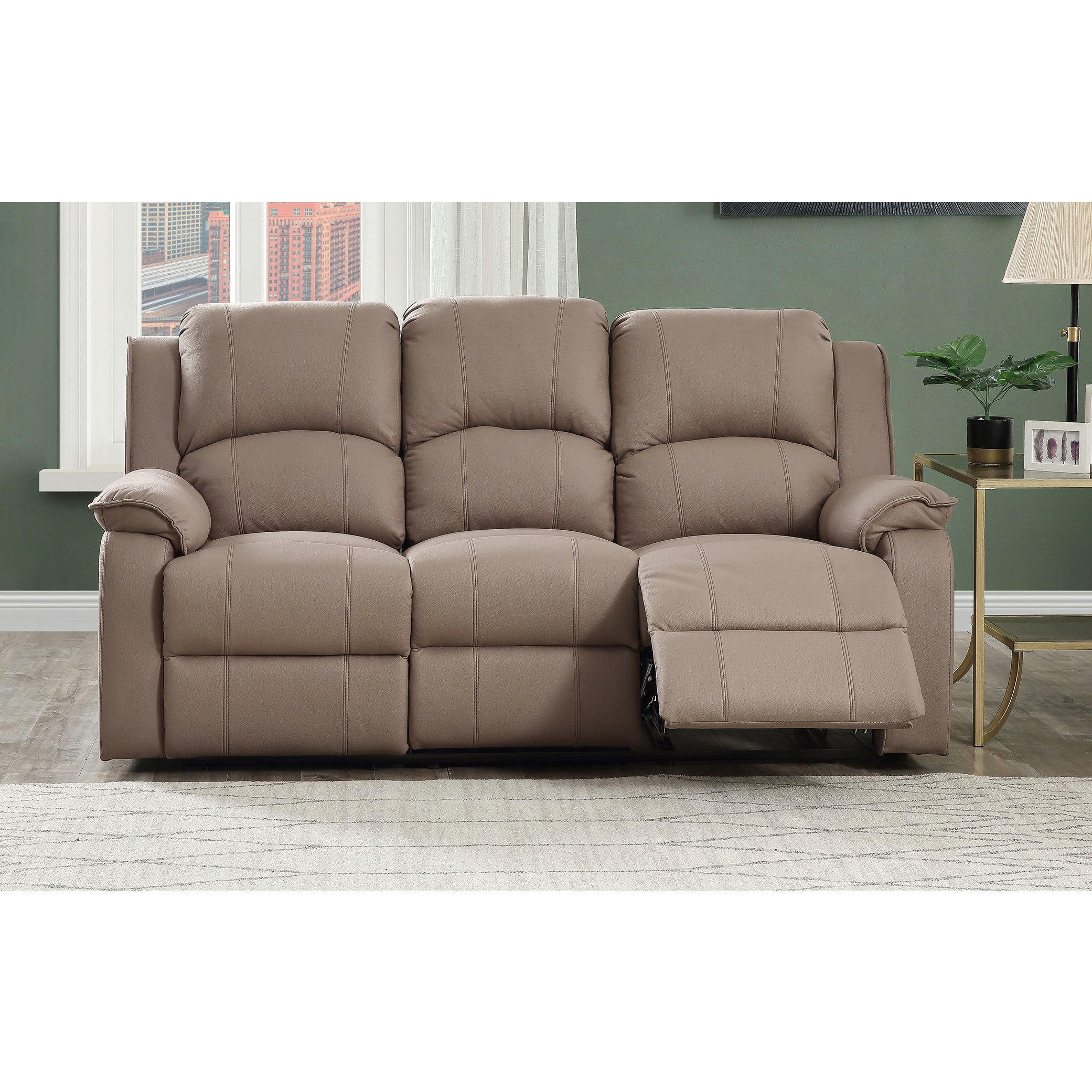 كنبة استرخاء قماشيّة شبه جلد 3 مقاعد من هارفارد-hbxlivingroom-sofasandarmchairs-sofas-image-1