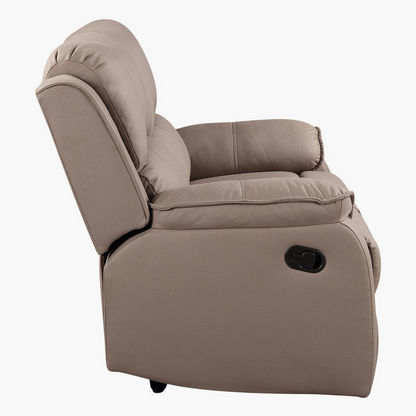 Harvard 2-Seater Leather-Look Fabric Recliner Sofa
