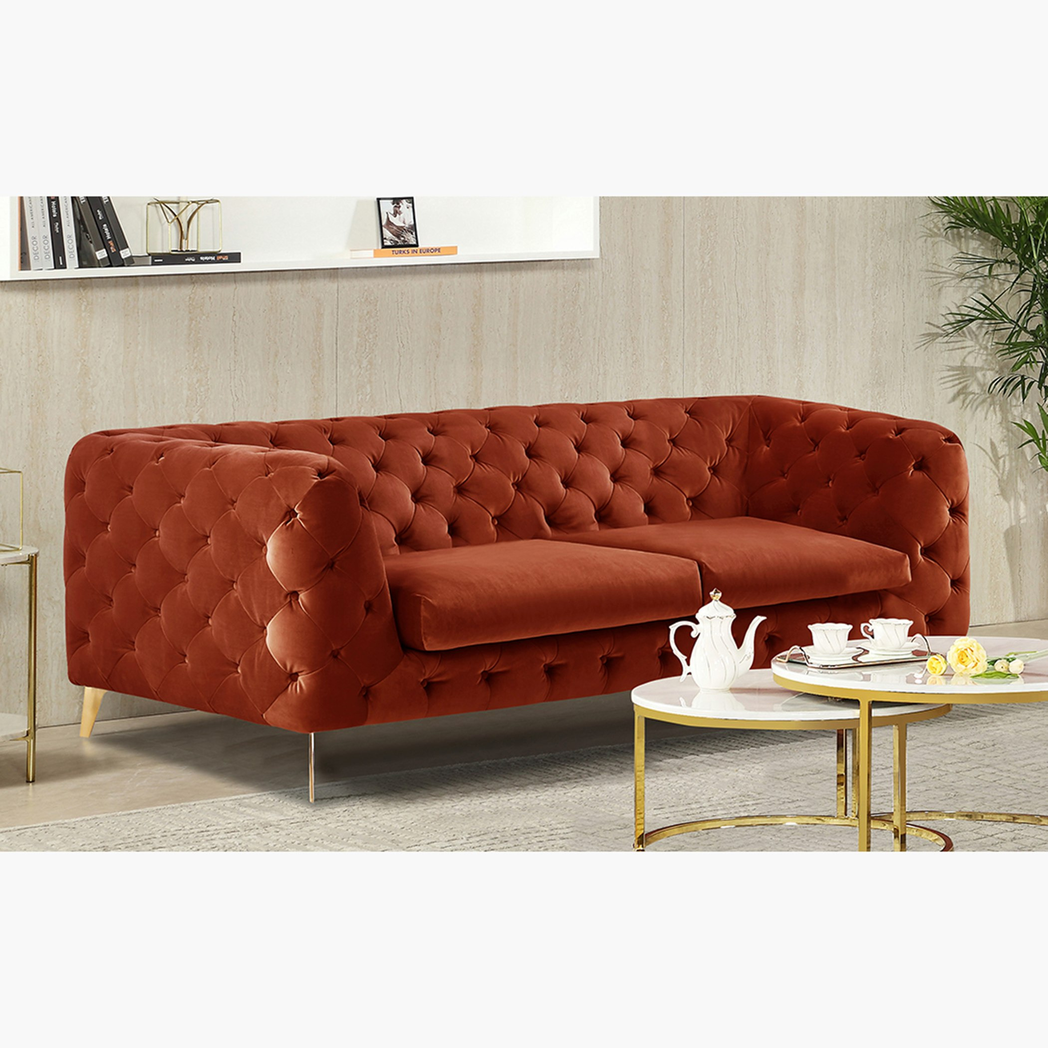 كنبة معنقدة مخملية مقعدين من كارولينا-hbxlivingroom-sofasandarmchairs-sofas-image-1
