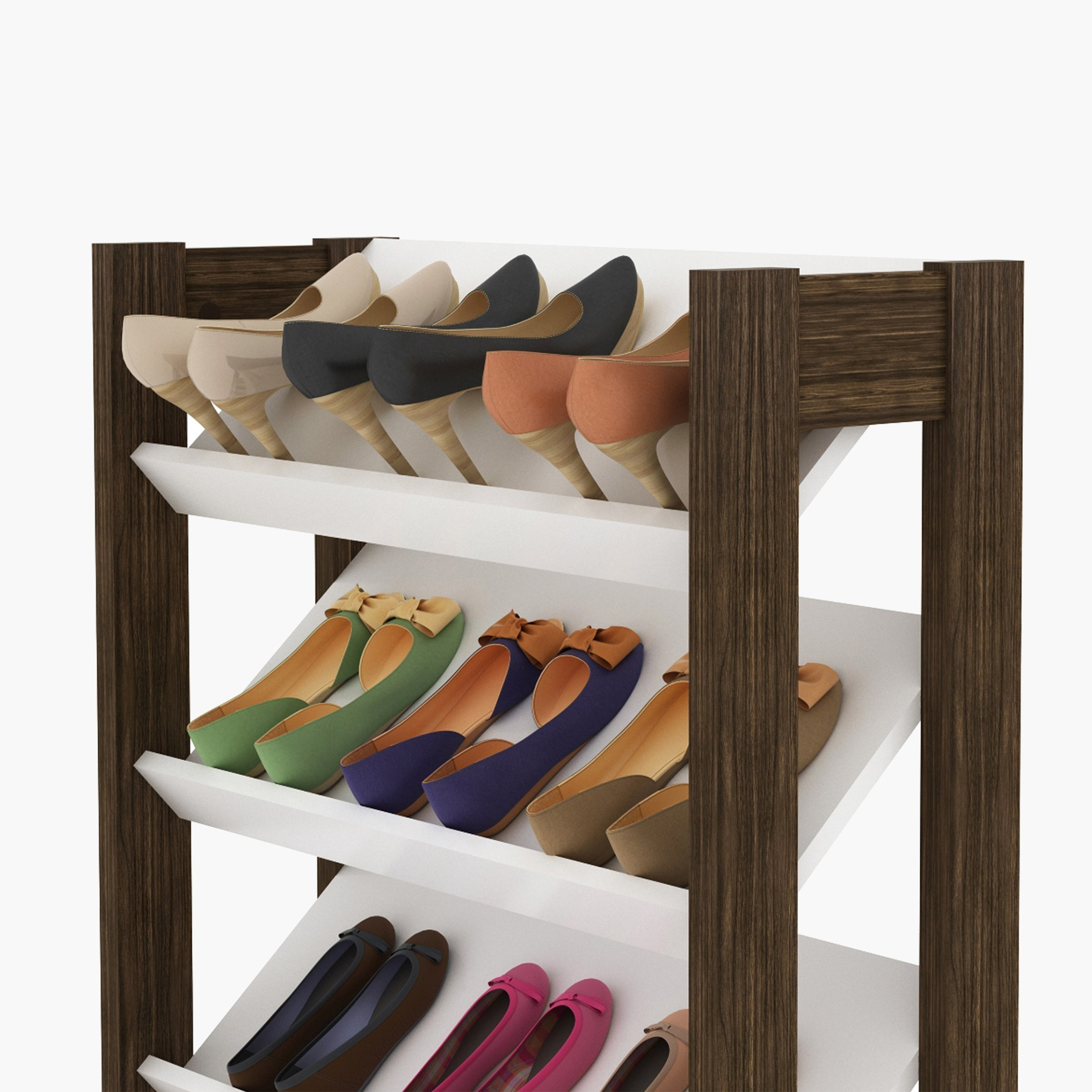 رف أحذية بـ4 طوابق لـ12 زوجا من مالتا-hbxbedroom-shoecabinetsandracks-image-8