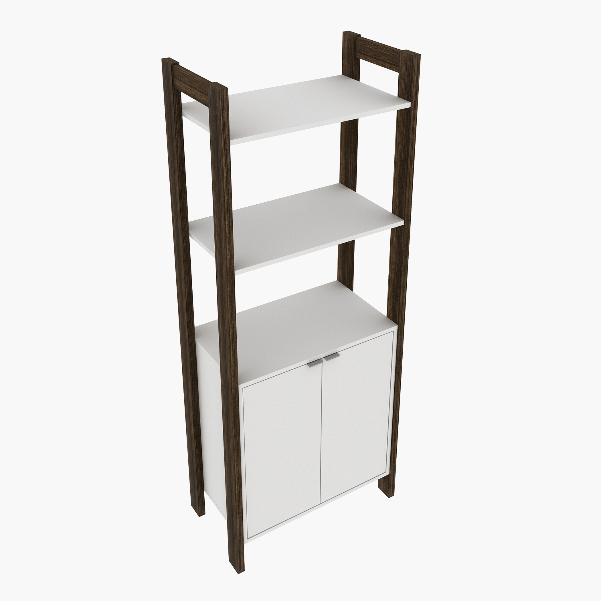 خزانة كتب ببابين وأرفف من مالتا-hbxfurniture-office-bookcases-image-3