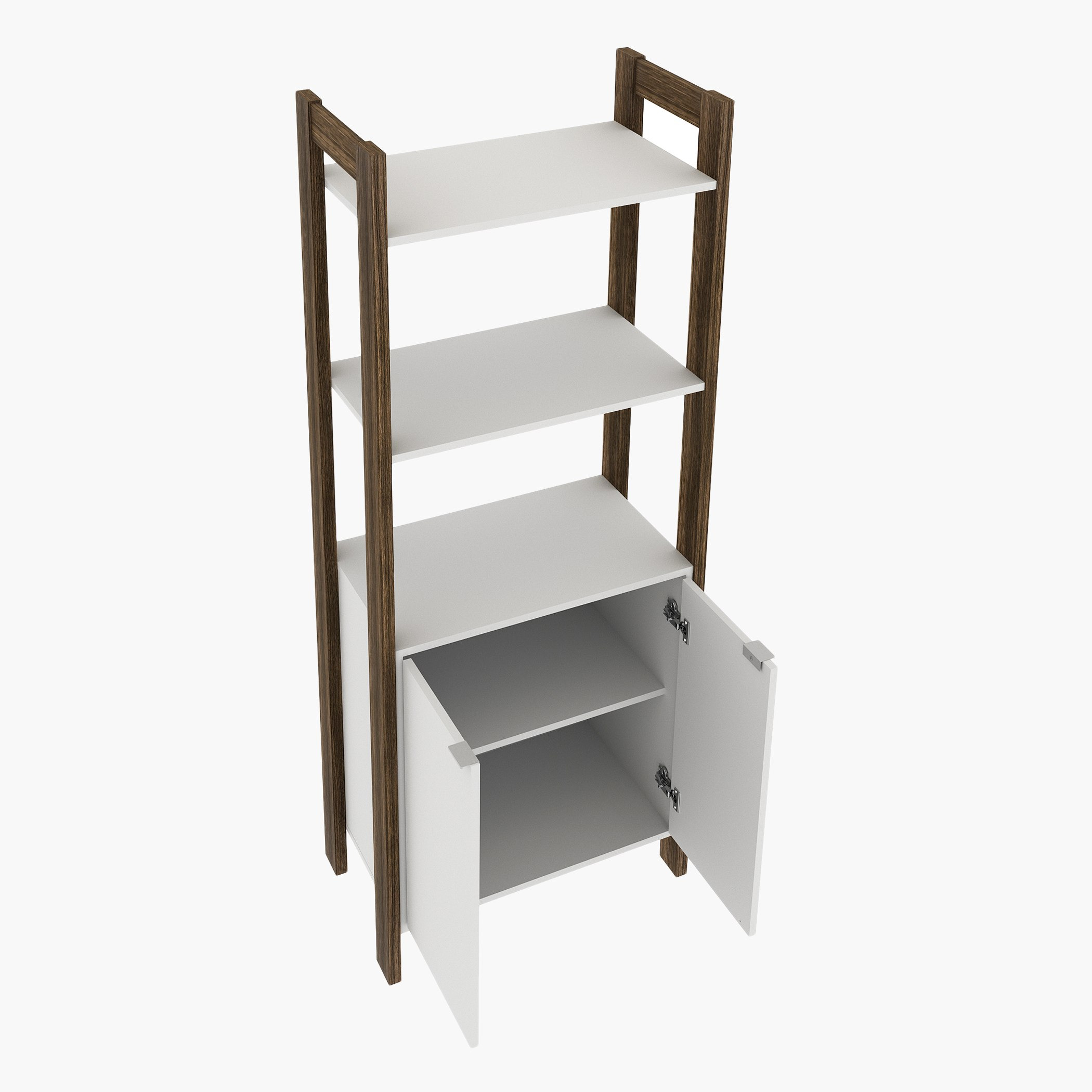 خزانة كتب ببابين وأرفف من مالتا-hbxfurniture-office-bookcases-image-4
