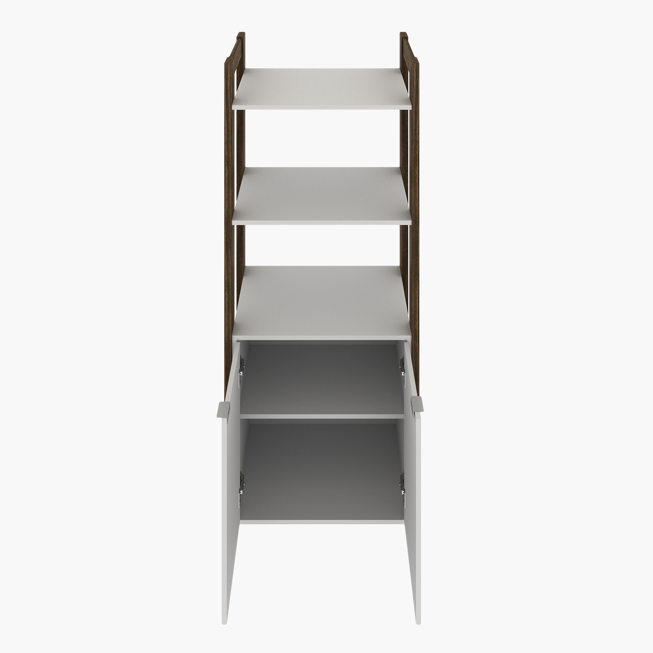 خزانة كتب ببابين وأرفف من مالتا-hbxfurniture-office-bookcases-image-5