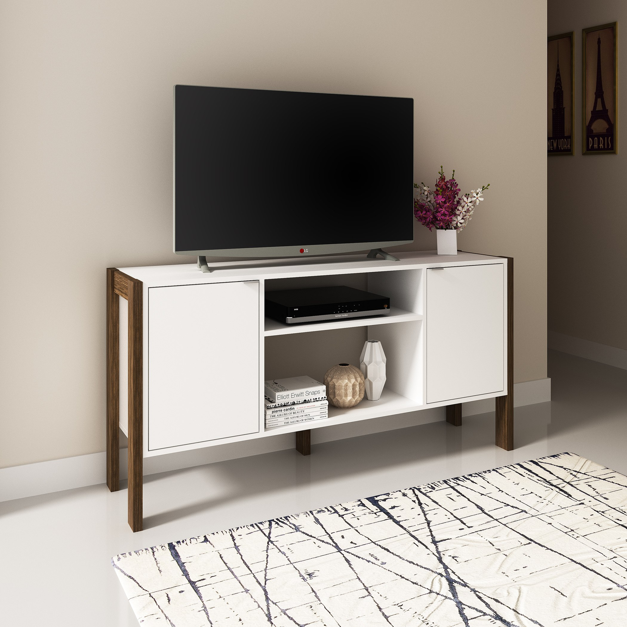 وحدة تلفزيون منخفضة للتّلفزات حتى 55 بوصة من مالتا-hbxlivingroom-mediaunitsandstorage-tvunits-image-1
