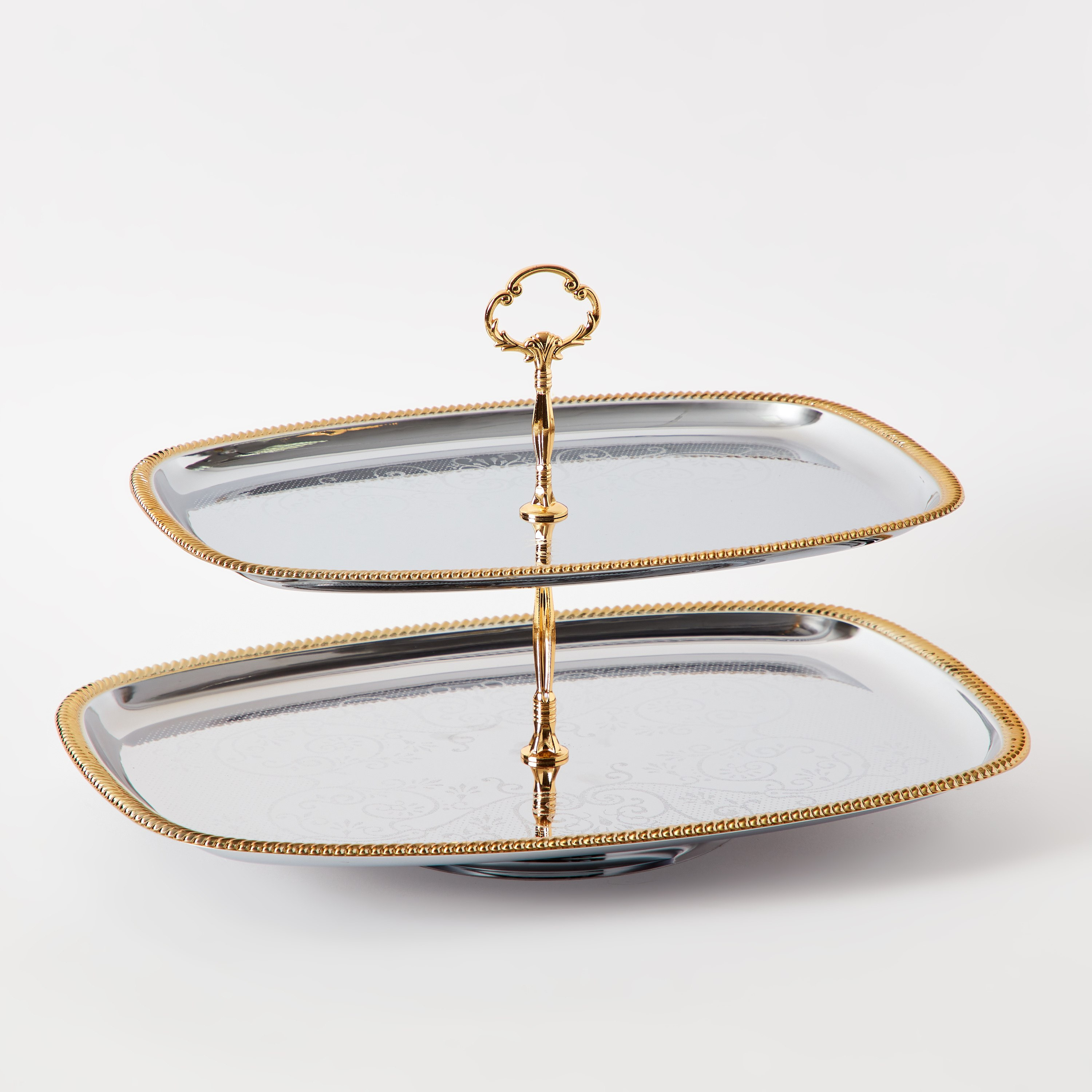 Festive 2-Tier Cake Platter-hbxdecorandfurnishings-tabletop-serveware-image-6