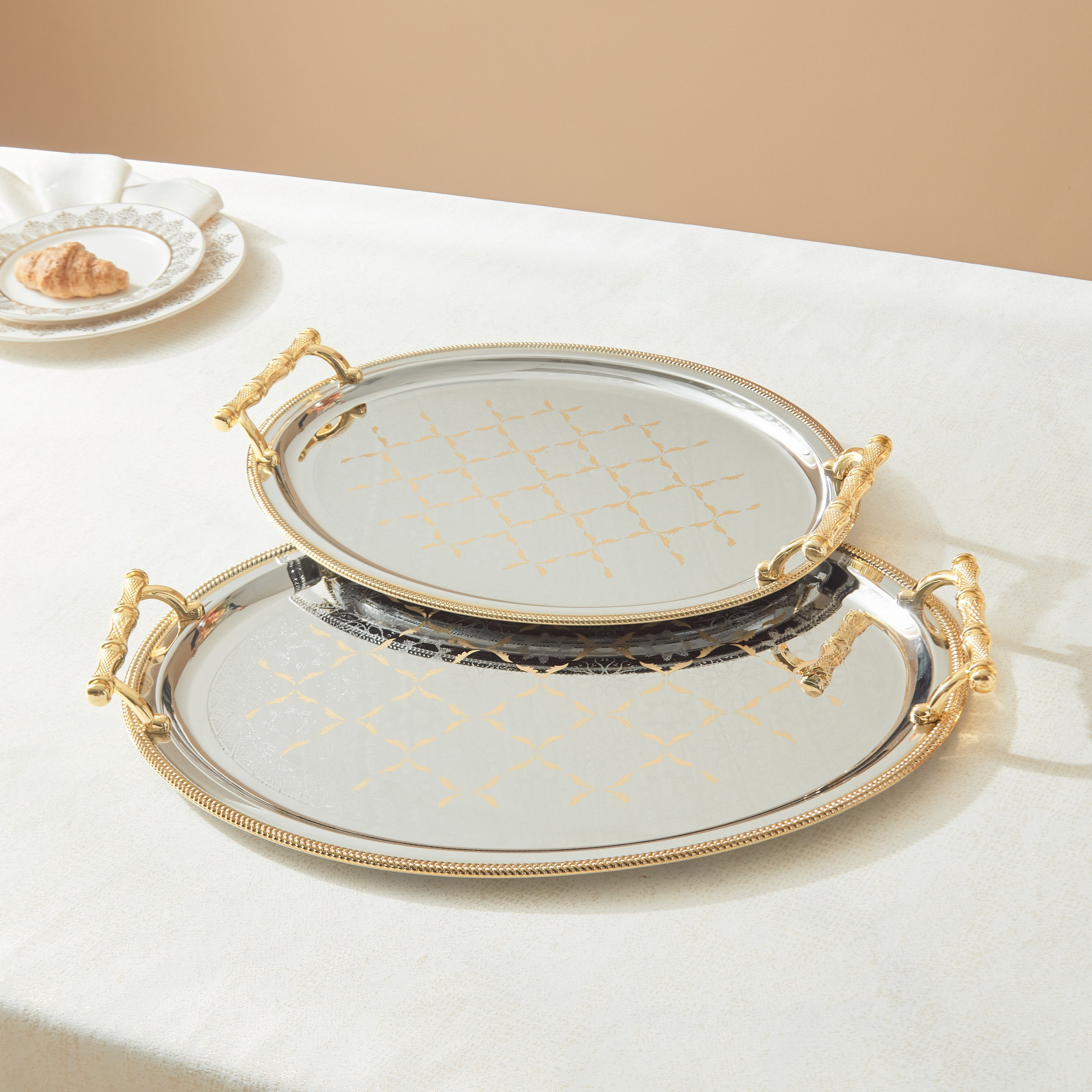 طقم صينية تقديم بيضاوية قطعيتن من فيستيف-hbxhomeware-hbxkitchen-image-3