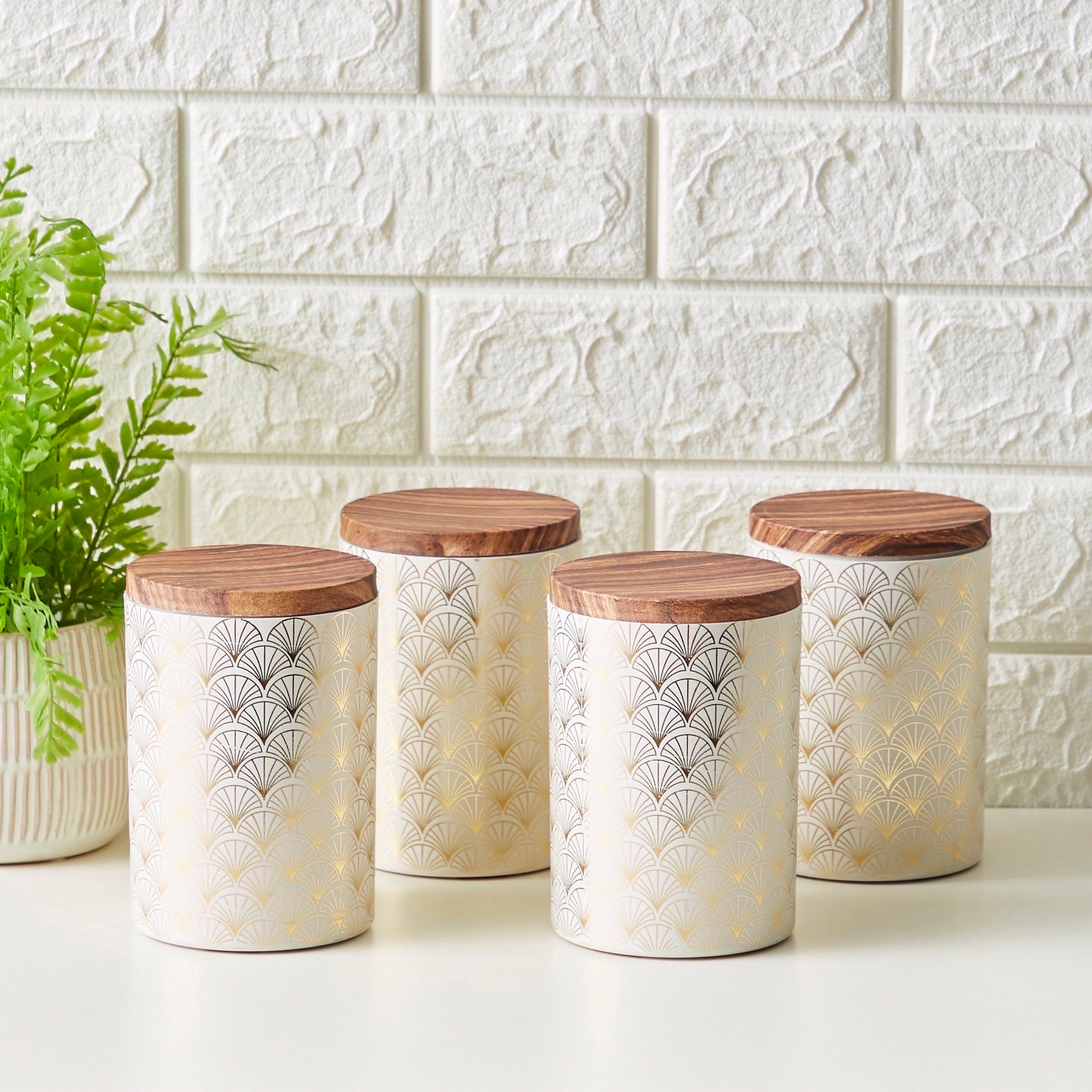 طقم حاويات تخزين 4 قطع من مشربية-hbxhomeware-hbxkitchen-image-1
