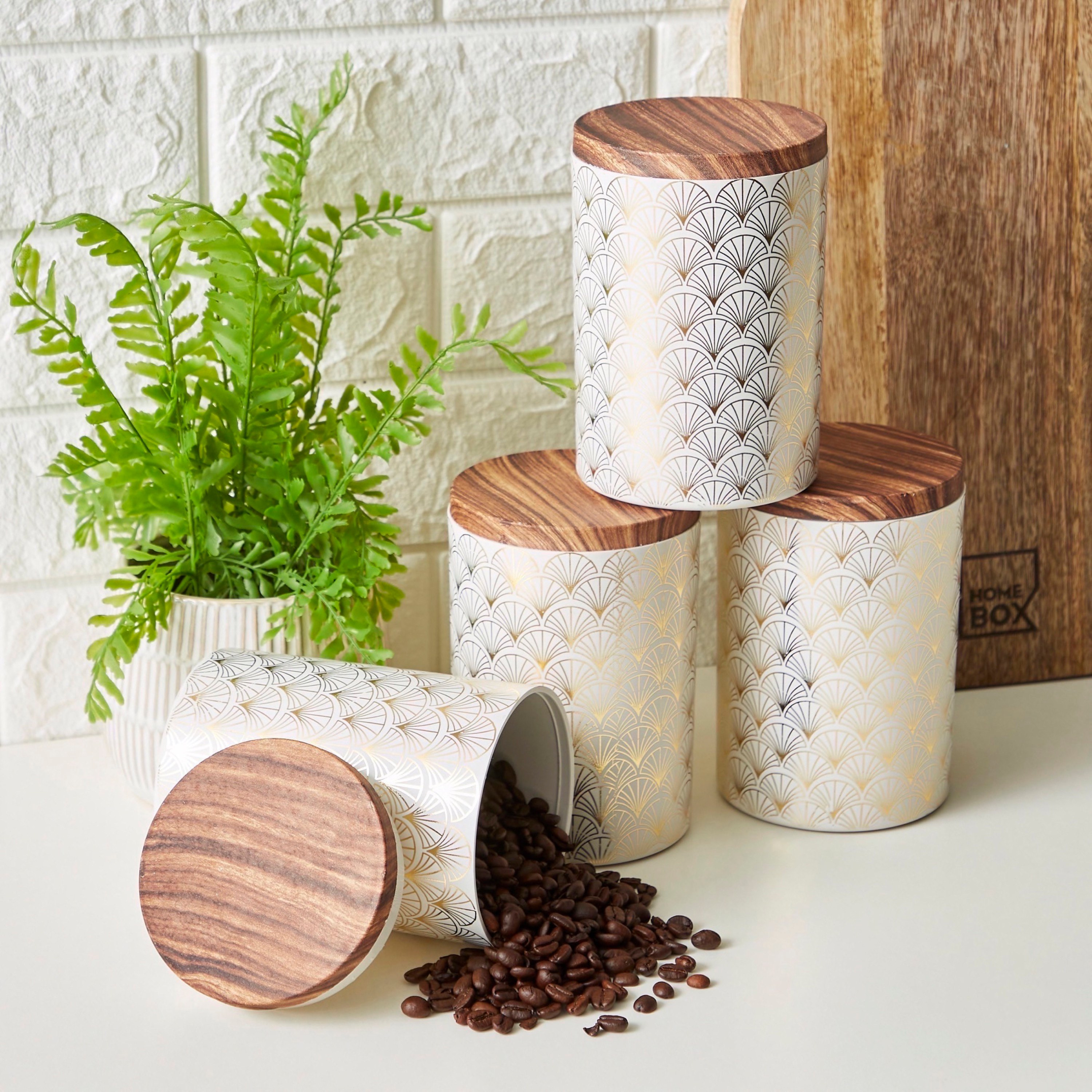 طقم حاويات تخزين 4 قطع من مشربية-hbxhomeware-hbxkitchen-image-4