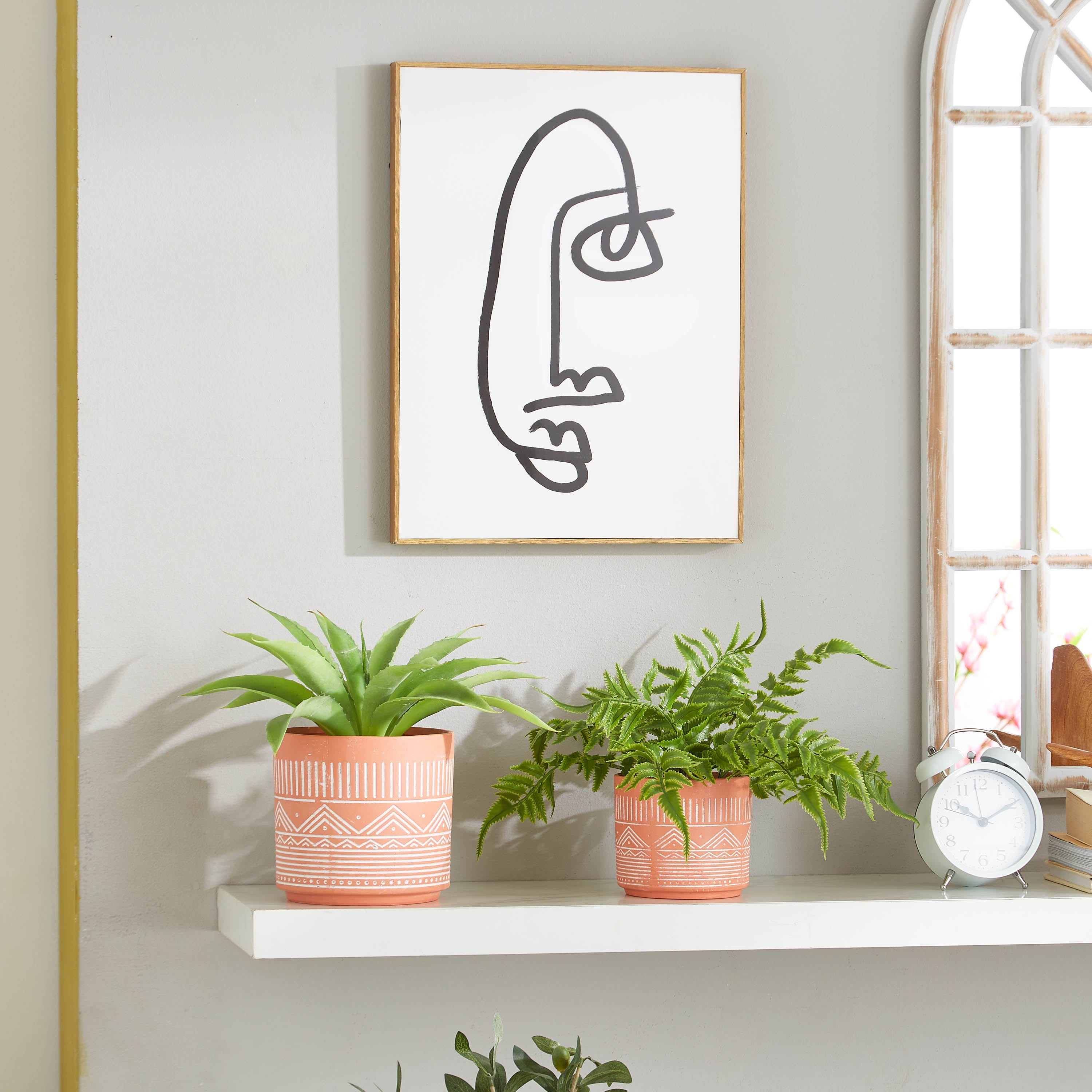 Maison Dolomite Diamond Design Garden Pot-hbxdecorandfurnishings-homeaccessories-artificialflowersandplants-image-4