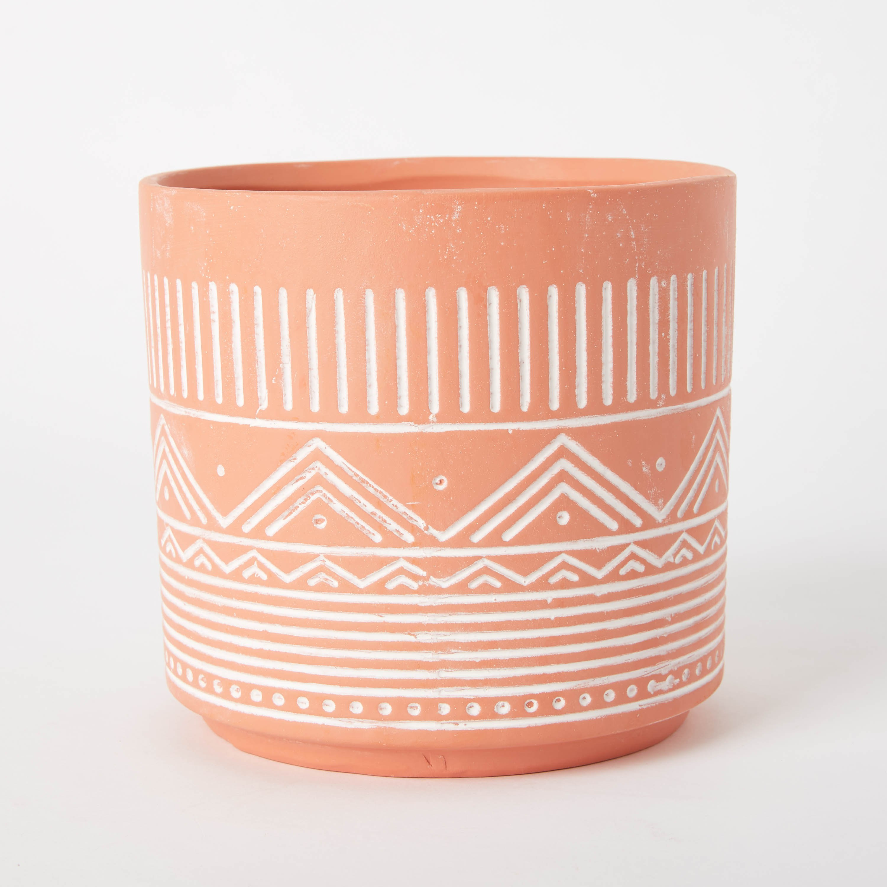 Maison Dolomite Diamond Design Garden Pot-hbxdecorandfurnishings-homeaccessories-artificialflowersandplants-image-6