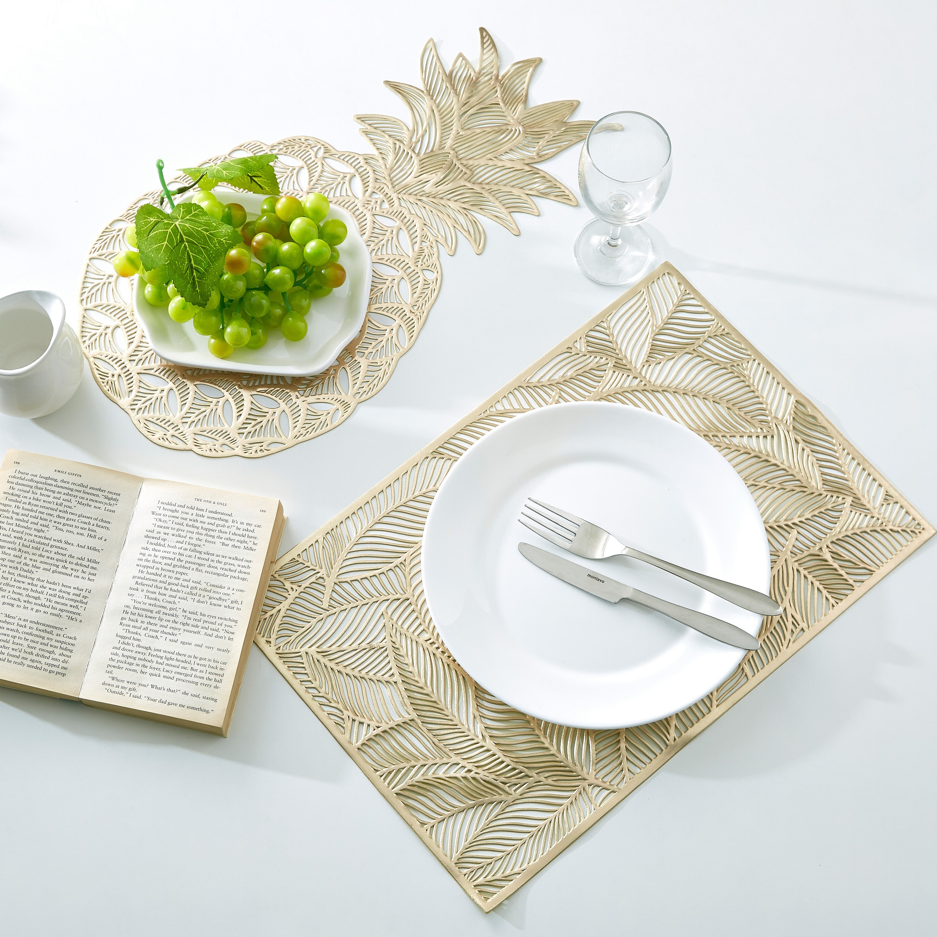 لبادة صحون بي في سي اناناس - 26x47 سم-hbxdecorandfurnishings-homefurnishings-tablelinens-image-3