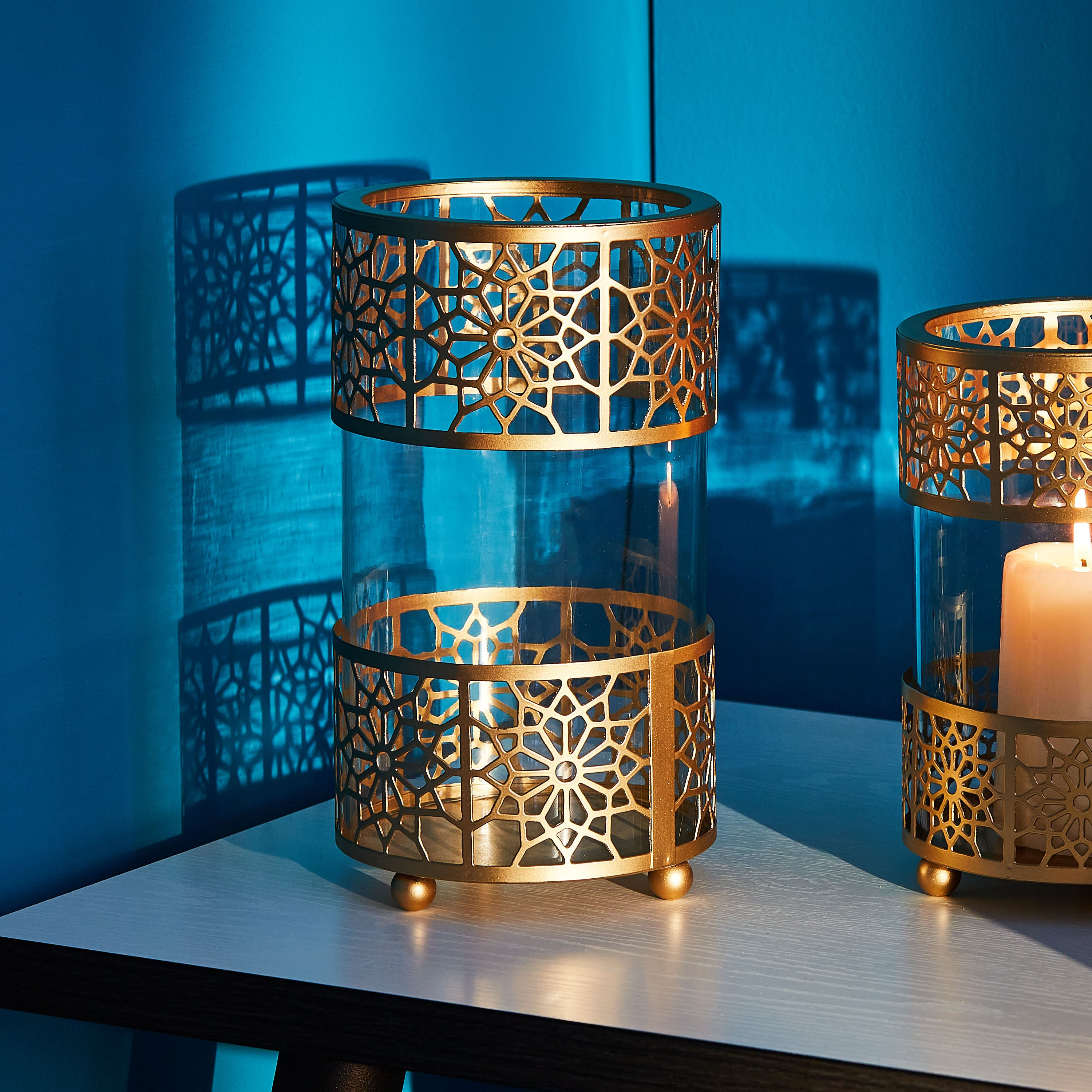 حامل شموع ألور من مشربية-hbxlivingroom-decorandaccessories-candleholders-image-1