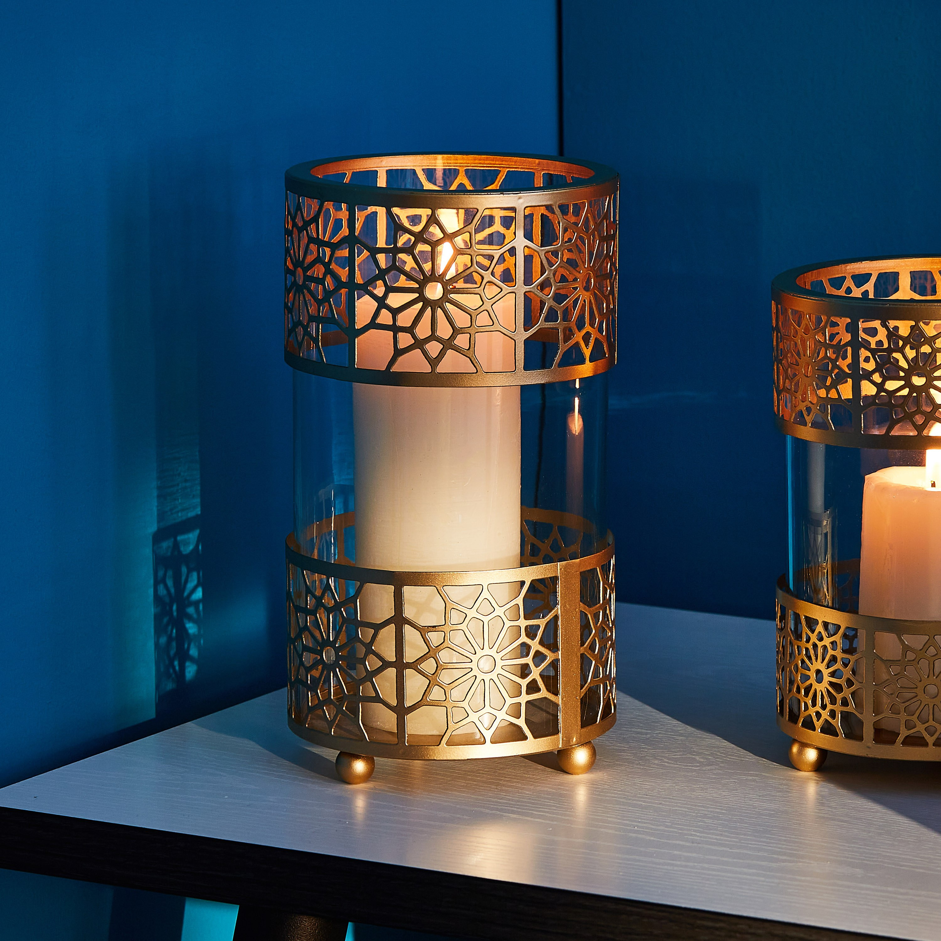 حامل شموع ألور من مشربية-hbxlivingroom-decorandaccessories-candleholders-image-2