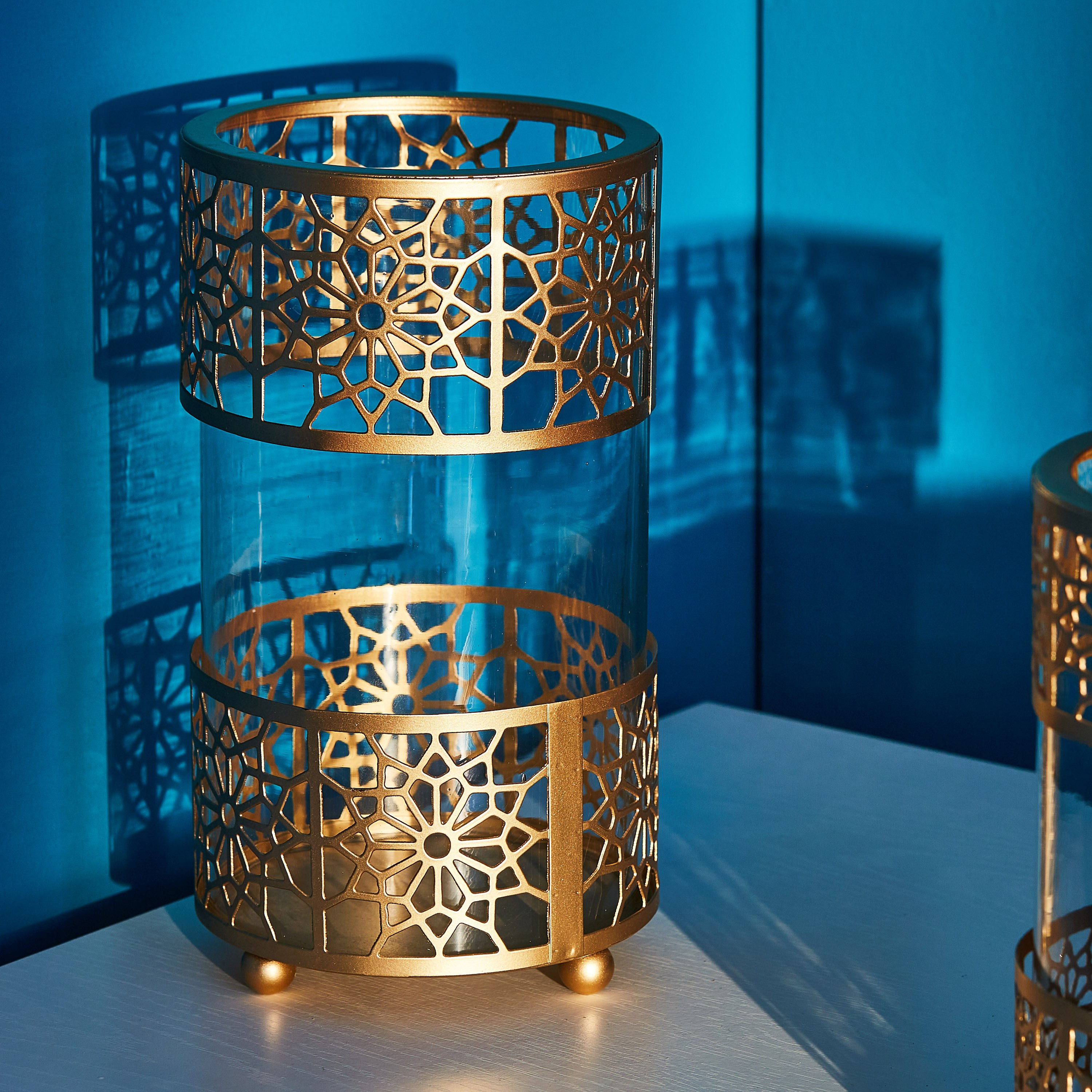 حامل شموع ألور من مشربية-hbxlivingroom-decorandaccessories-candleholders-image-3