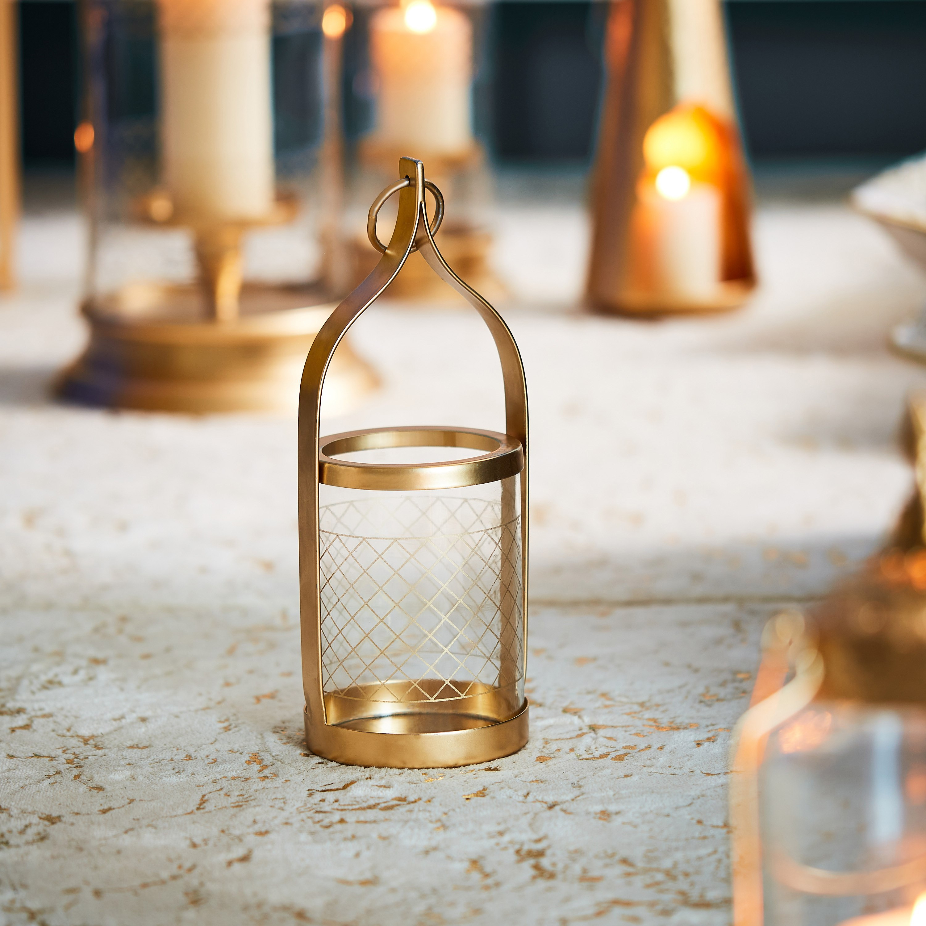 حامل شموع معدني أرك من ألور - 28 سم-hbxlivingroom-decorandaccessories-candleholders-image-1