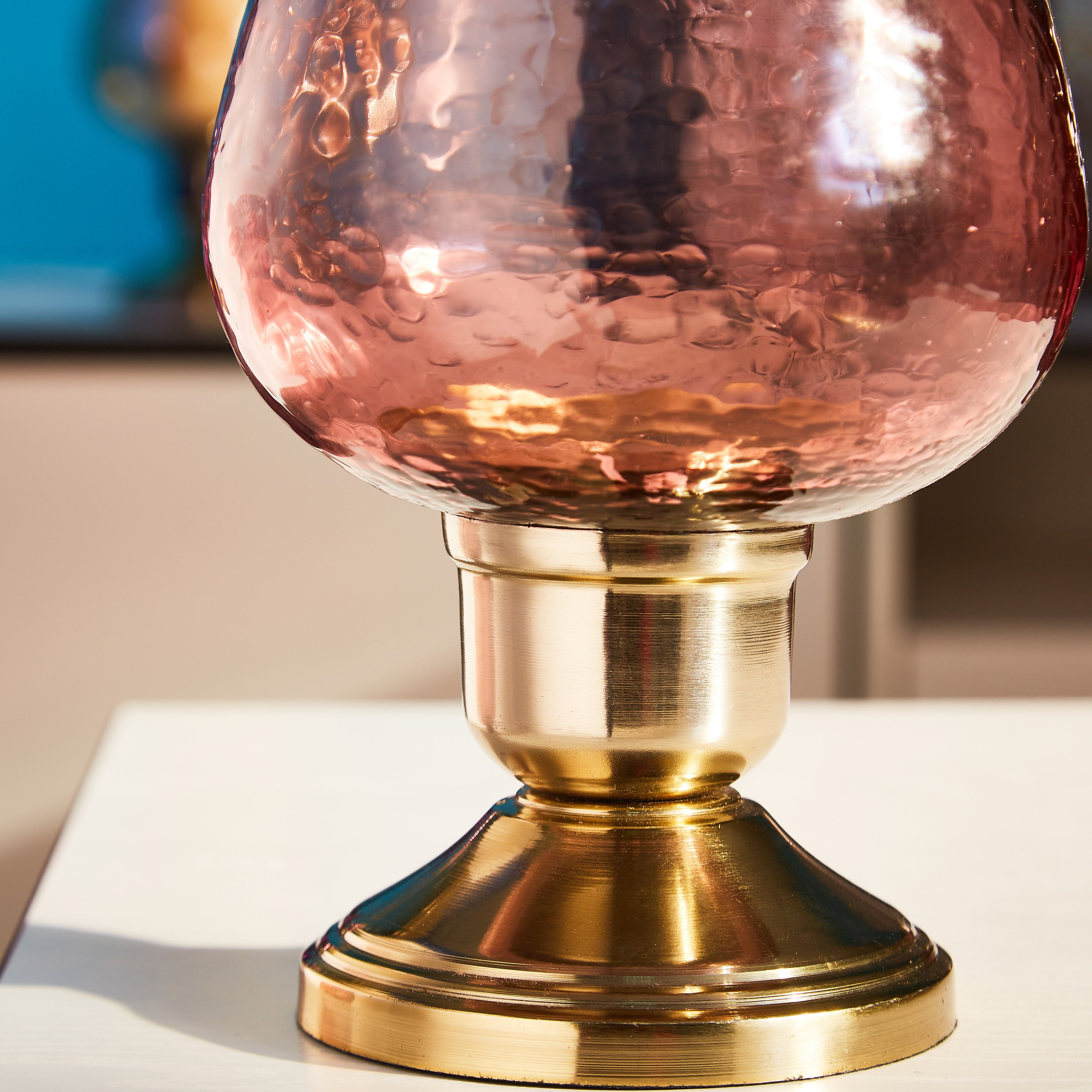 حامل شموع معدني بتصميم فانوس من أهانا-hbxlivingroom-decorandaccessories-candleholders-image-3