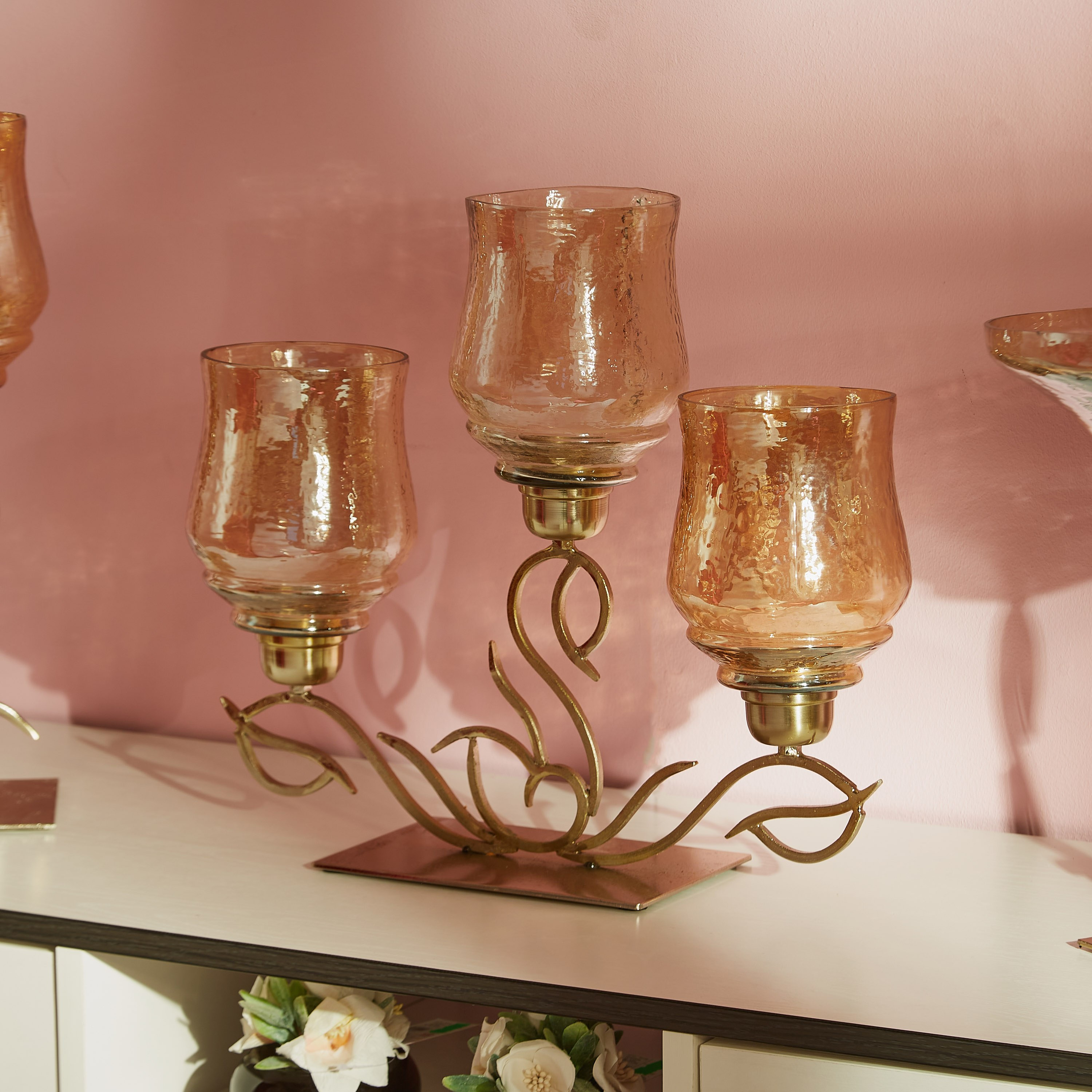 حامل شموع معدني 3 أقواس من أهانا-hbxlivingroom-decorandaccessories-candleholders-image-2