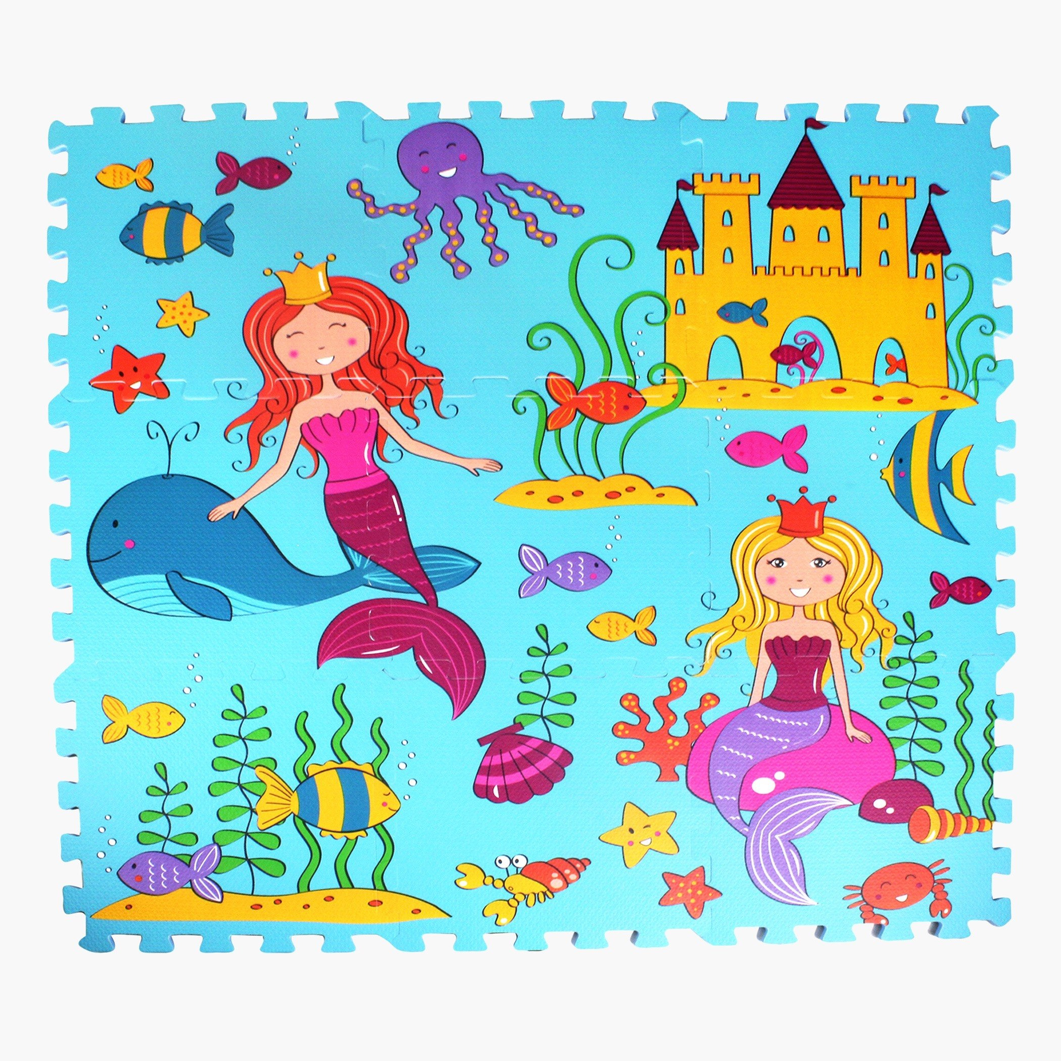 سجادة بازل برنسيس من 9 قطع من جوي - 30x30 سم-hbxhomeware-hbxkidsandyouth-image-2