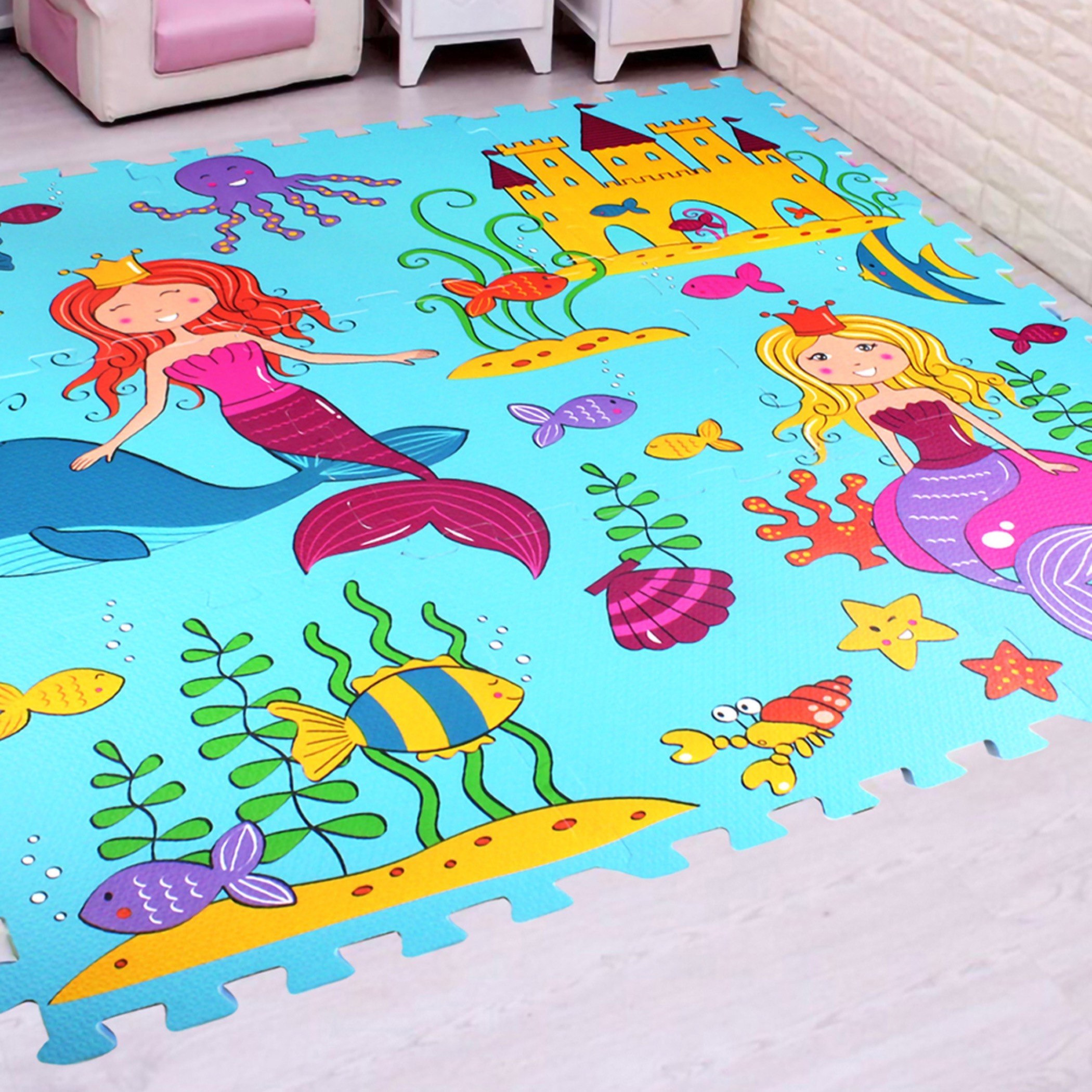 سجادة بازل برنسيس من 9 قطع من جوي - 30x30 سم-hbxhomeware-hbxkidsandyouth-image-5
