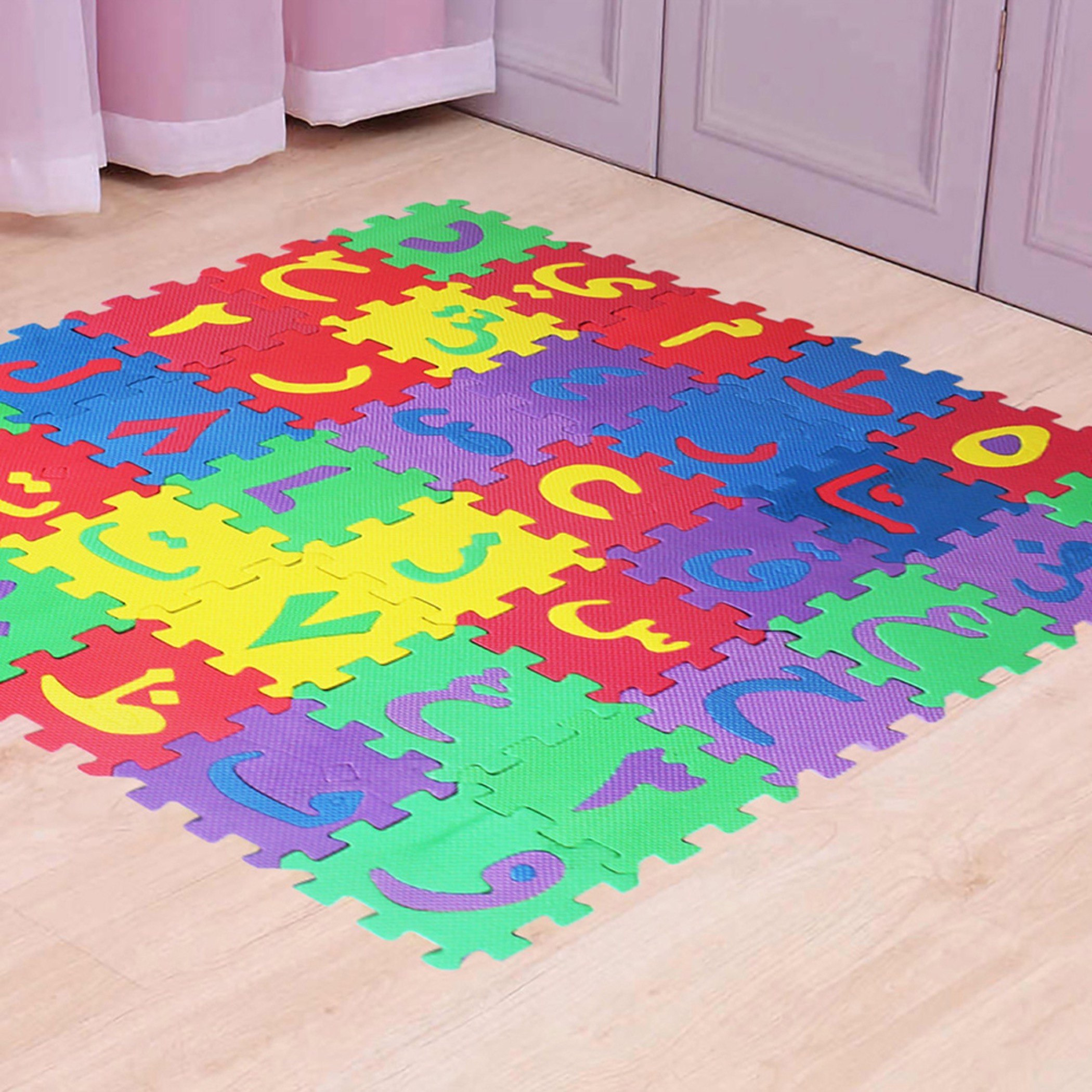 سجادة بازل من 36 قطعة بالأبجدية العربية من جوي- 15x15 سم-hbxhomeware-hbxkidsandyouth-image-5