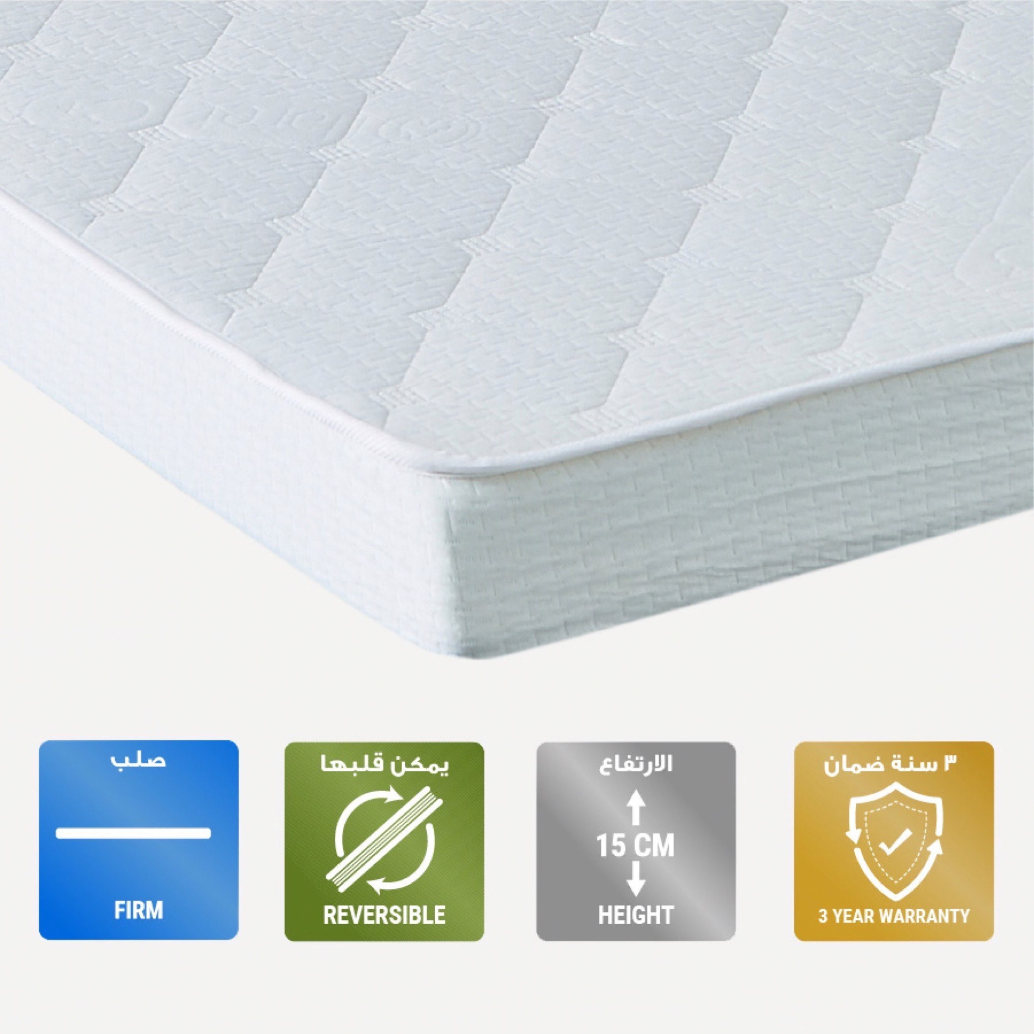 مرتبة إسفينج رول باك من آي كلاودوبوكس - 90x200x15 سم-hbxfurniture-bedroom-mattresses-single-image-1