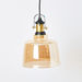 Mateo Gold Ceiling Lamp with Glass Pendant - 24x34 cm-Ceiling Lamps-thumbnailMobile-4