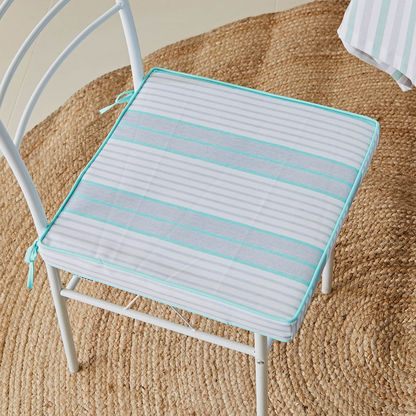 Allen Yarn Dyed Chair Pad - 40x40 cms