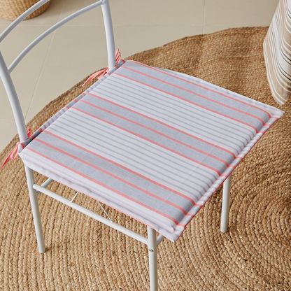 Allen Yarn Dyed Chair Pad - 45x45 cms