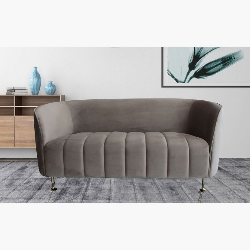 Athena 2-Seater Velvet Sofa-Sofas-image-0